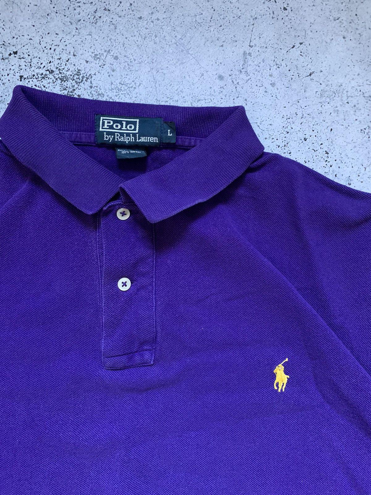 Vintage Purple Luxury Polo Ralph Lauren Vintage Mini Pony Size L Size US L / EU 52-54 / 3 - 1 Thumbnail