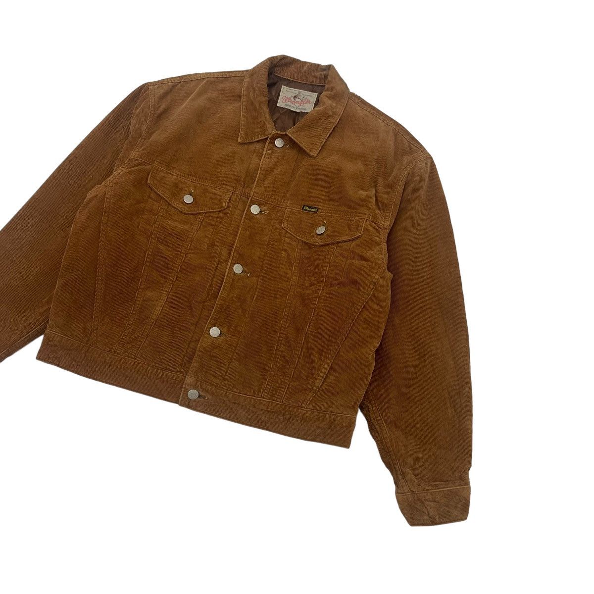 Wrangler Vintage Distressed Wrangler Corduroy Trucker Jacket Size US M / EU 48-50 / 2 - 5 Thumbnail