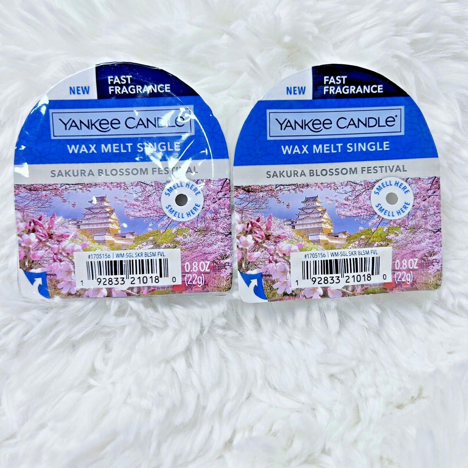 Designer Yankee Candle Wax Melt Singles 2 Pack Sakura Blossom Festiv Size ONE SIZE - 1 Thumbnail