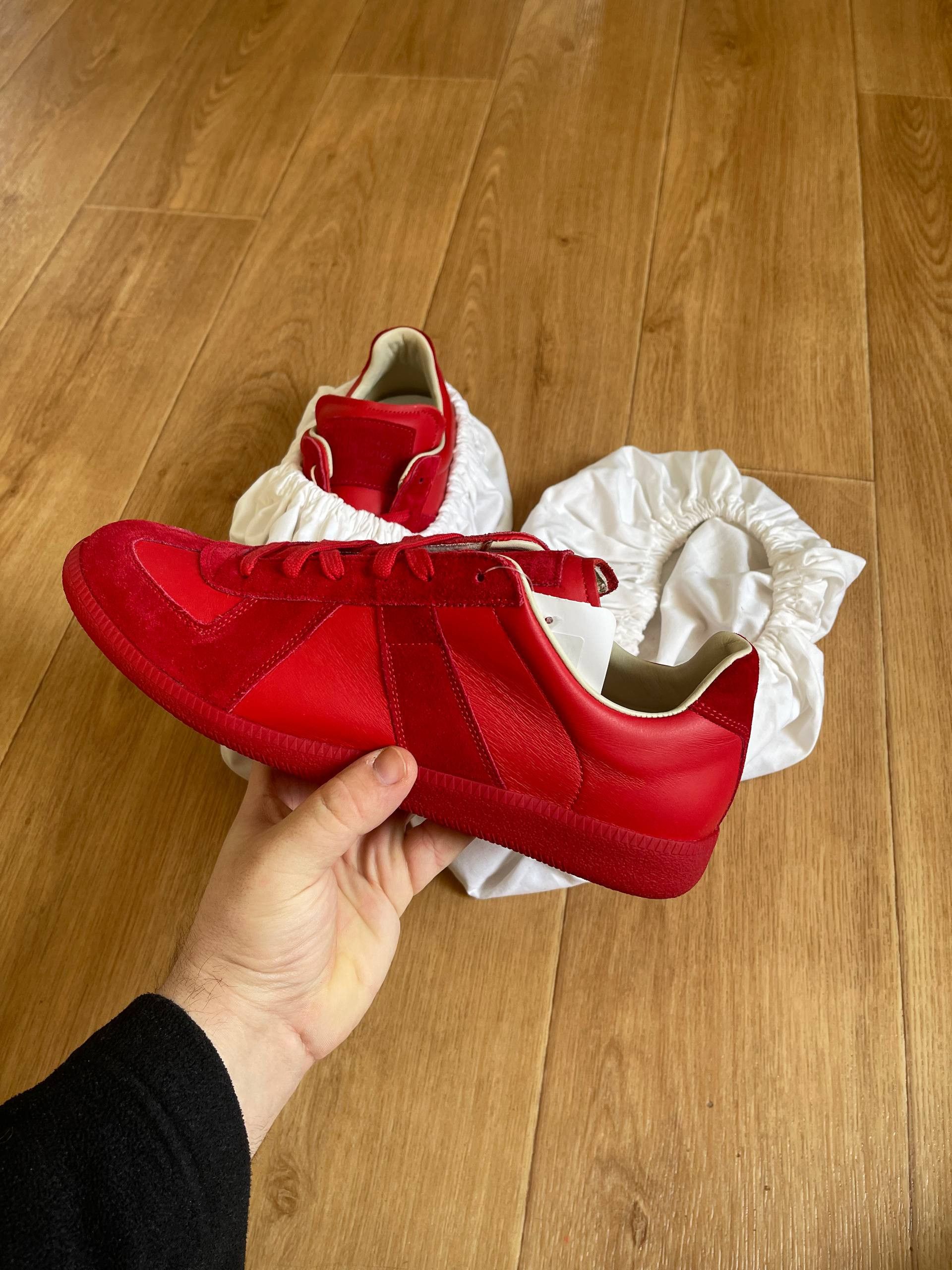 Maison Margiela Maison Martin Margiela MMM Low tTop Replica Red Sneaers Sz43 Size US 10 / EU 43 - 8 Thumbnail