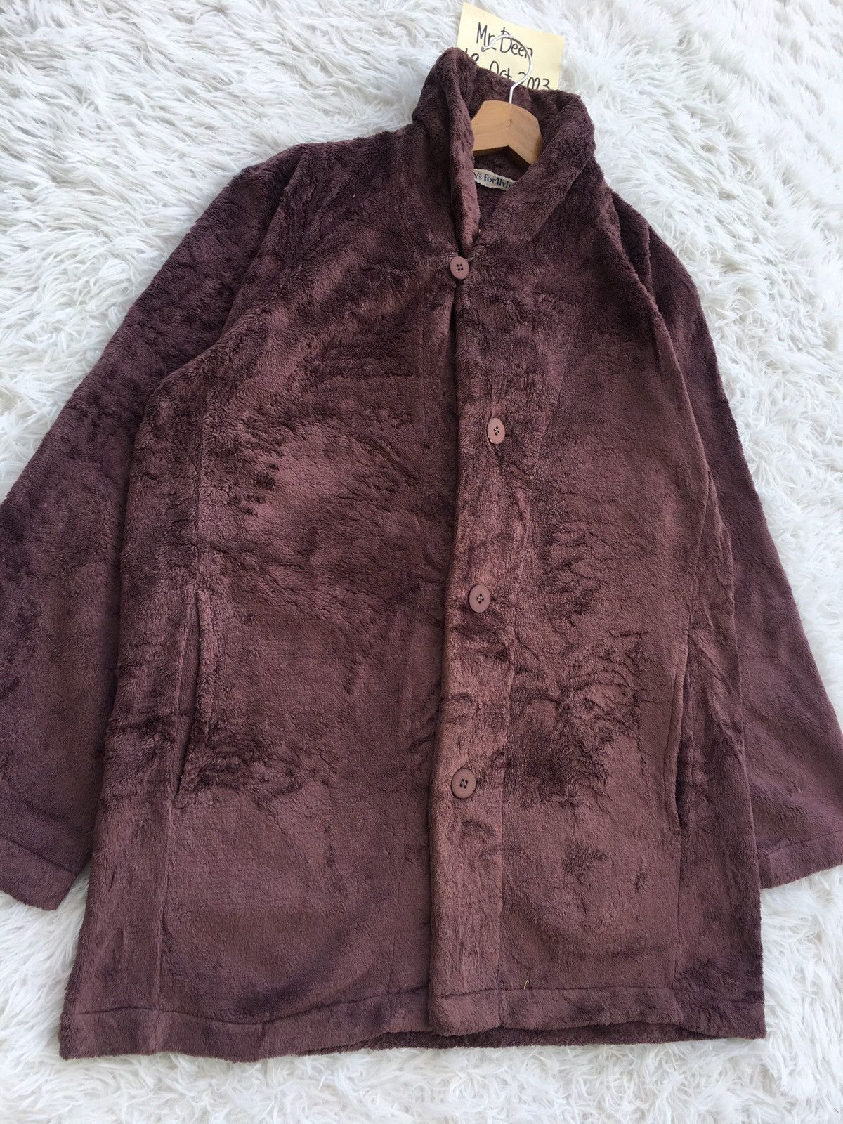 Yohji Yamamoto Rare Vintage Y’s For Living Yohji Yamamoto Fleece Jacket Size US L / EU 52-54 / 3 - 6 Thumbnail