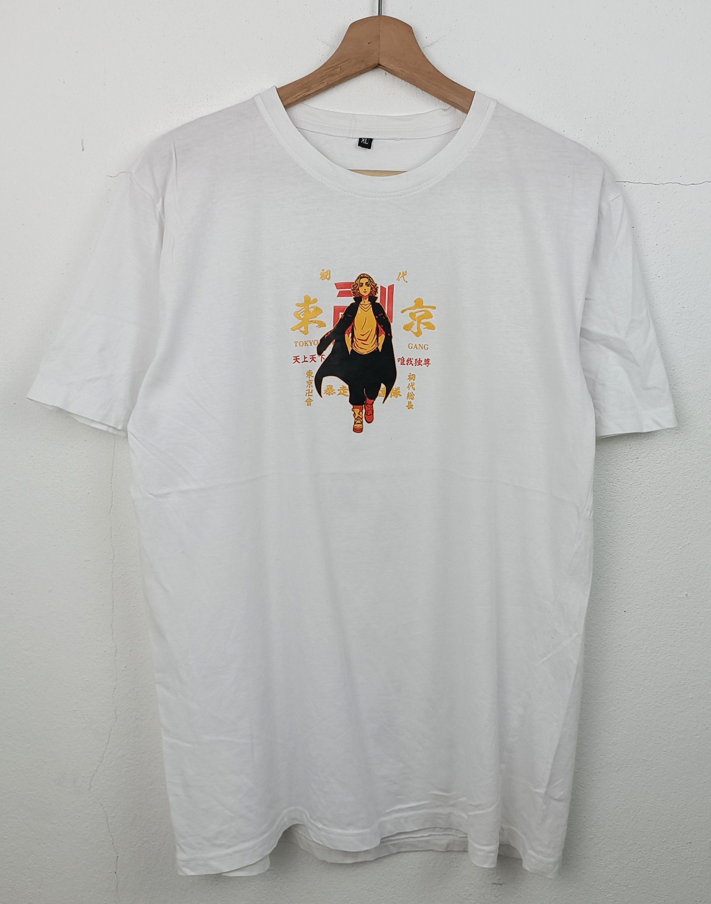 Anime VINTAGE TOKYO REVENGERS GANG MIKEY TOMAN TEE bleach naruto Size US M / EU 48-50 / 2 - 3 Thumbnail