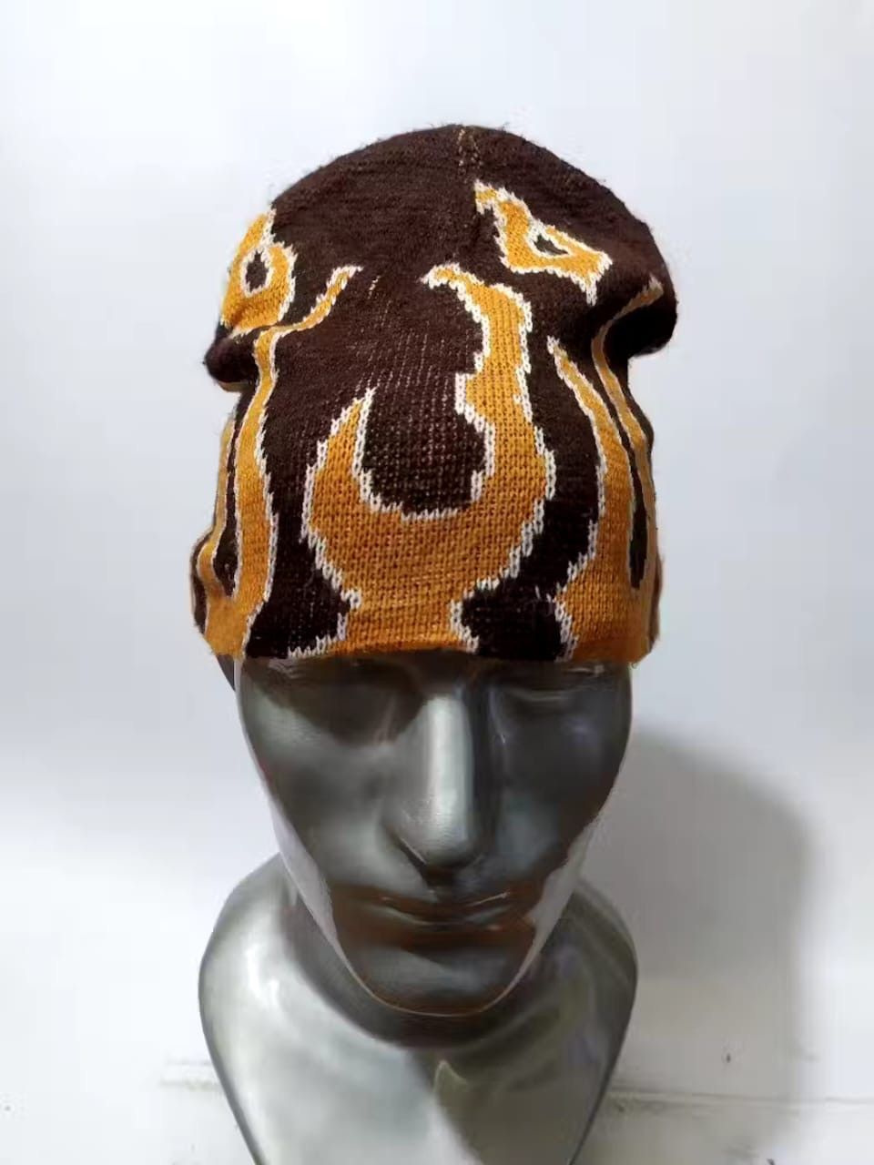 image of Nice Design Flame Beanie Hats, Men's