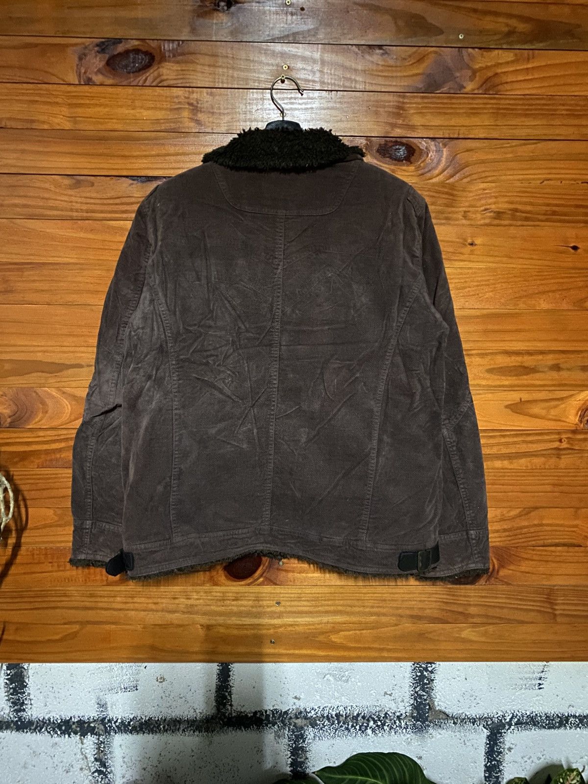 Carter's Vintage Carter’s Brown Corduroy Aviator Jacket Shearling Size US M / EU 48-50 / 2 - 9 Thumbnail