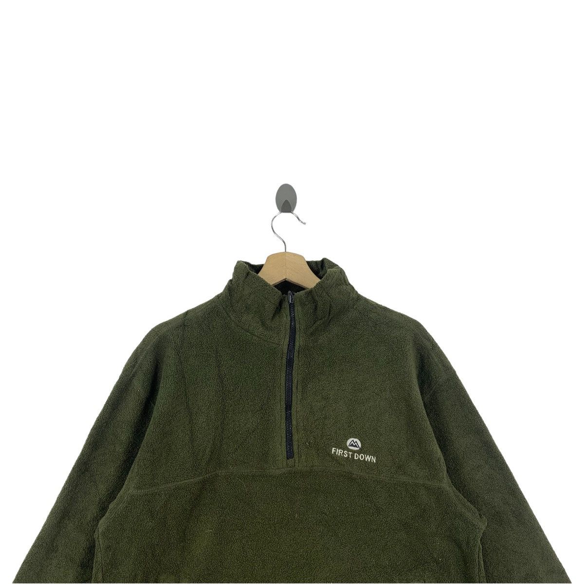 First MFG Co. × Vintage Vintage FIRST DOWN Outdoor Fleece Half Zipper Sweatshirt Size US M / EU 48-50 / 2 - 4 Thumbnail