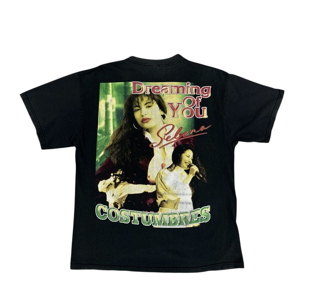 Vintage Vintage 90s Selena Rap Tee Size US L / EU 52-54 / 3 - 4 Thumbnail