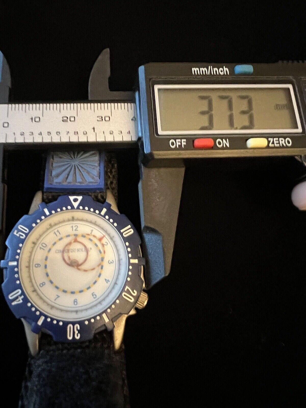 Designer Cirque Du Soleil Watch New Battery Working Rare Find Size ONE SIZE - 2 Thumbnail