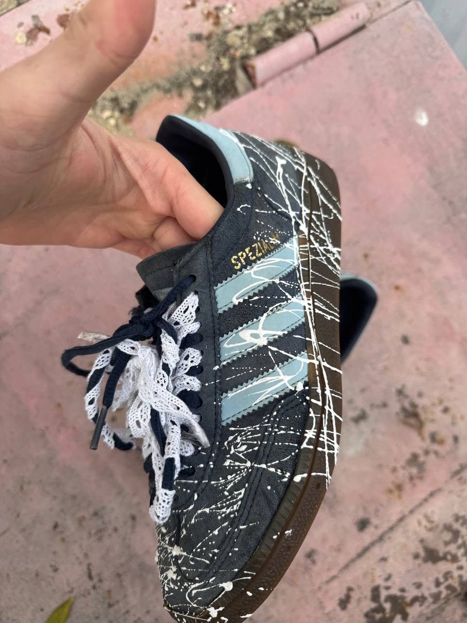 Adidas × Japanese Brand × Vintage Rare Adidas Spezial custom by Gallery Dept style shoes Size US 5 / EU 37 - 8 Thumbnail