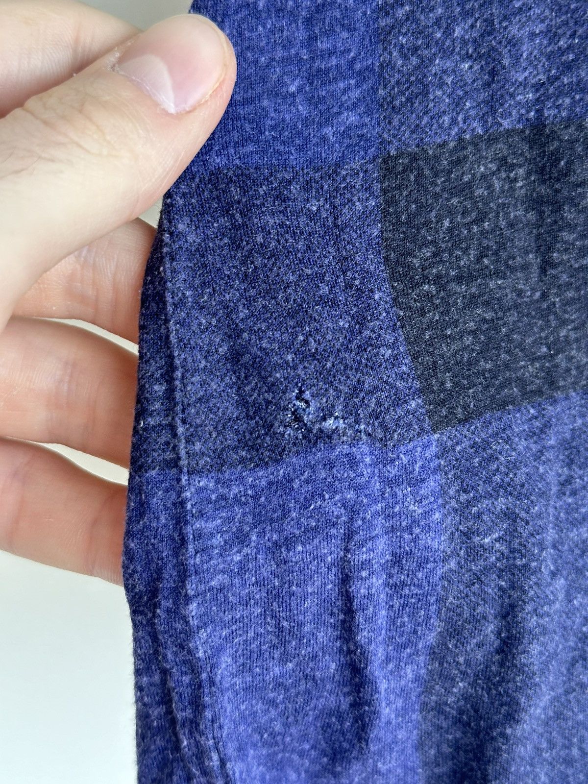 Burberry Burberry Brit Blue T-Shirt Nova Check Women's Size XS Size L / US 10 / IT 46 - 14 Thumbnail