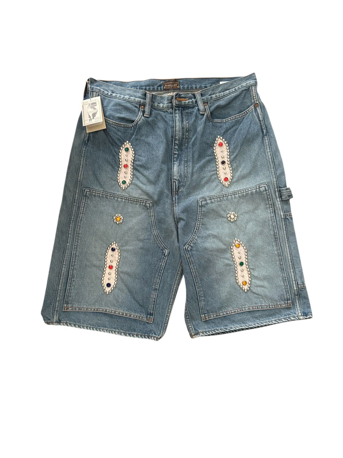 Kapital Jean Shorts Stud | Grailed