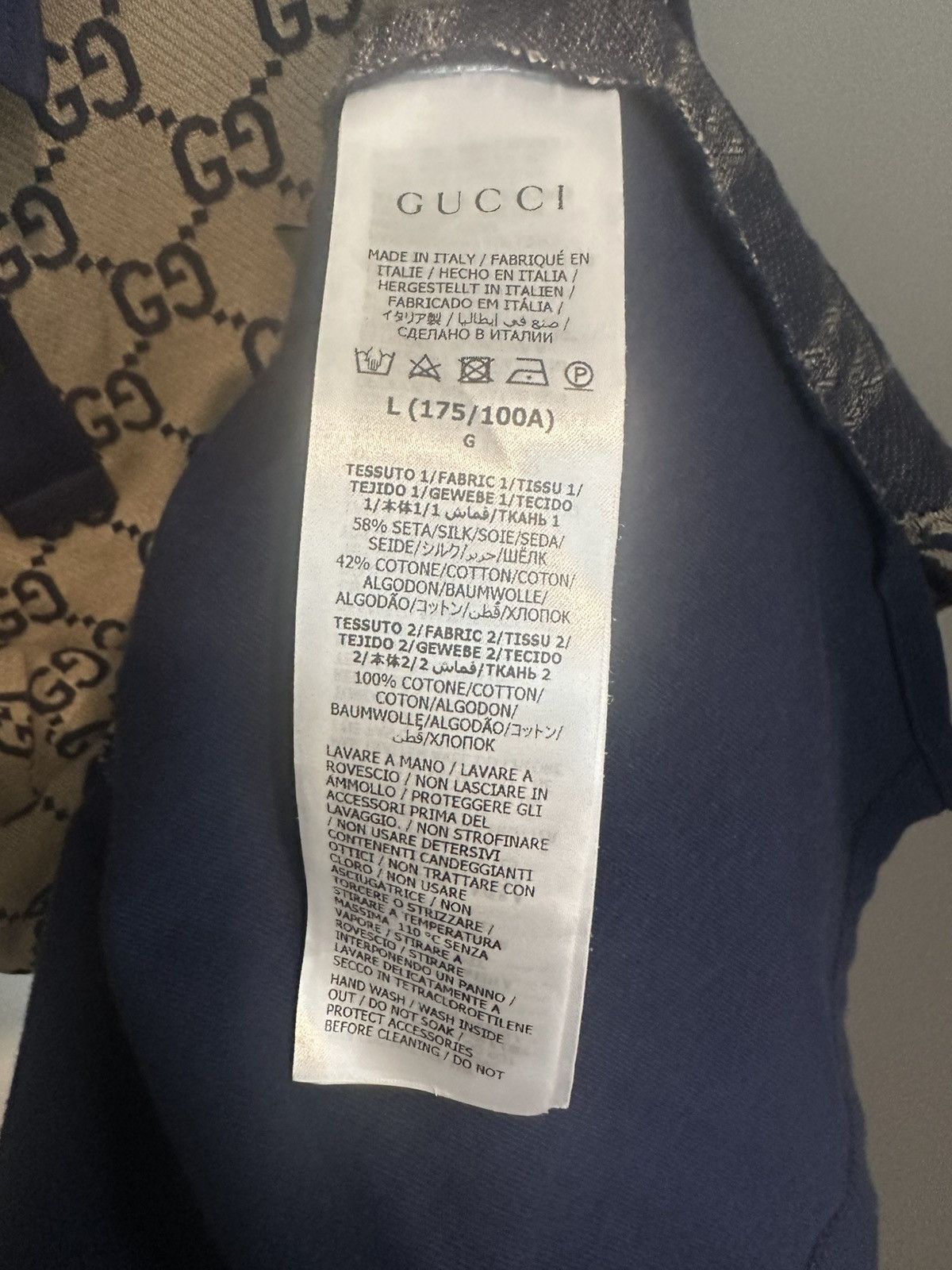 Gucci Gucci Panelled Cotton-Jersey and logo-Jacquard Polo Size US L / EU 52-54 / 3 - 4 Thumbnail