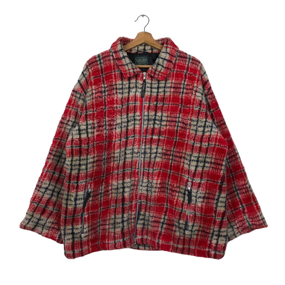 Hysteric Glamour 🔥VINTAGE ZIPPER JACKET FLEECE SHERPA KEARNEY HOUSE TARTAN Size US L / EU 52-54 / 3 - 3 Thumbnail