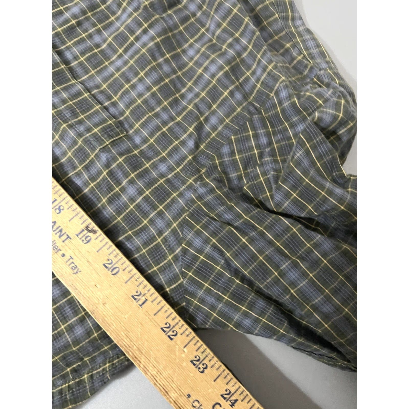 Lands' End Lands' End Button Shirt 16-35 Long Sleeve Mens Multicolor Plaid Cotton Shirt Men Long Sleeve Button-Up Casual Womens? Size US L / EU 52-54 / 3 - 6 Thumbnail