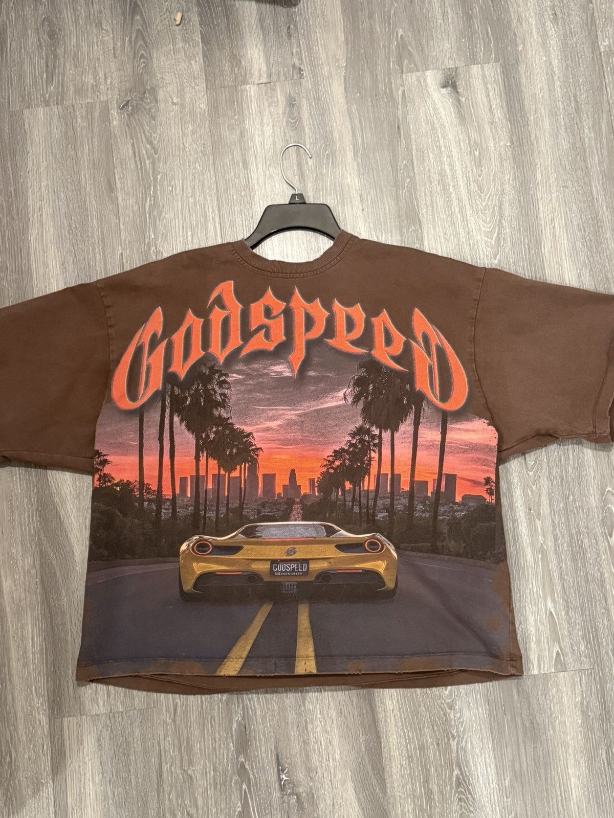 Godspeed Sunset Boulevard T-Shirt “Brown”