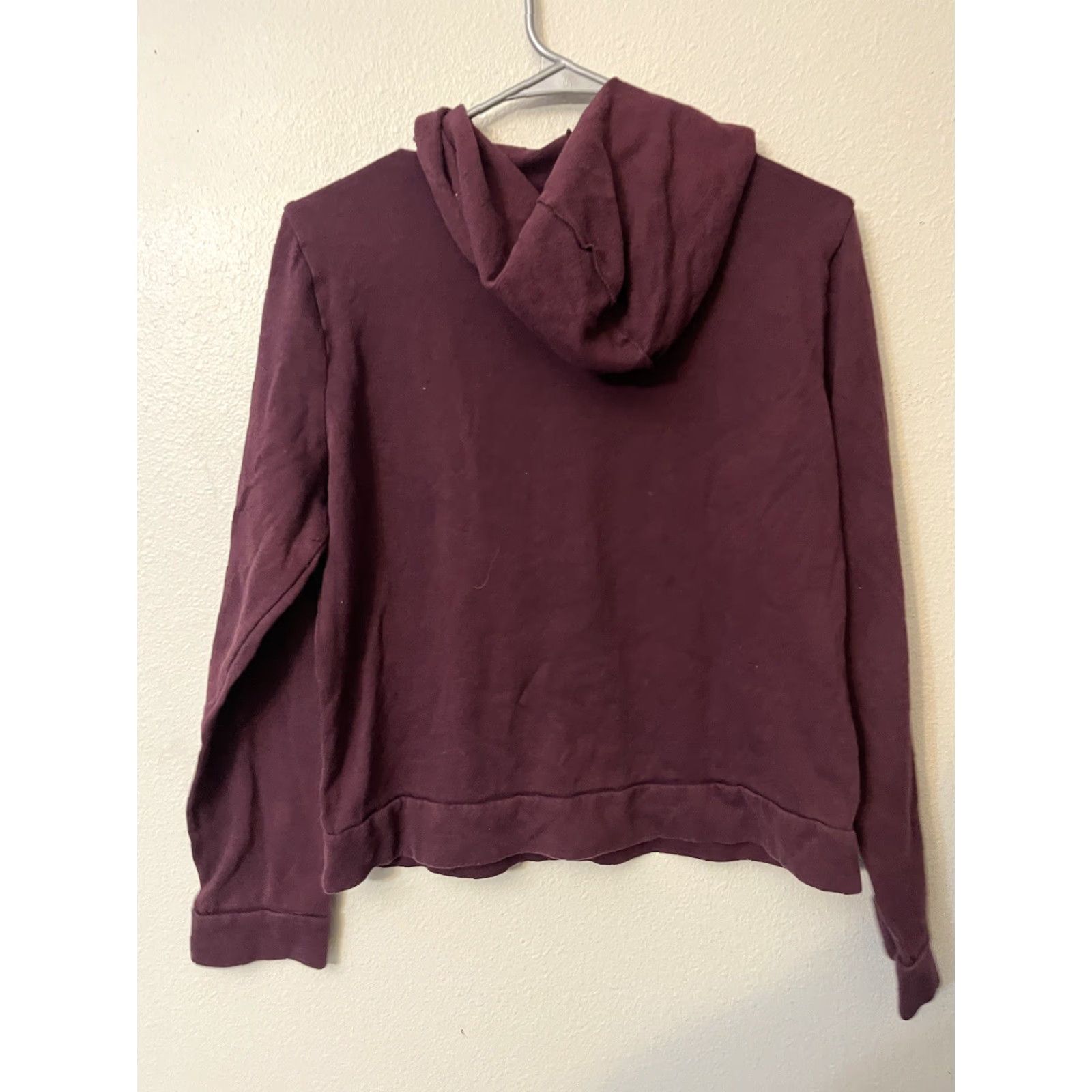 Victoria's Secret PINK Victoria's Secret Pullover Hoodie Women's Size M Maroon Logo Hoodie Pockets Full Zip Activewear Thriving Victoria's Secret PINK Size M / US 6-8 / IT 42-44 - 2 Thumbnail