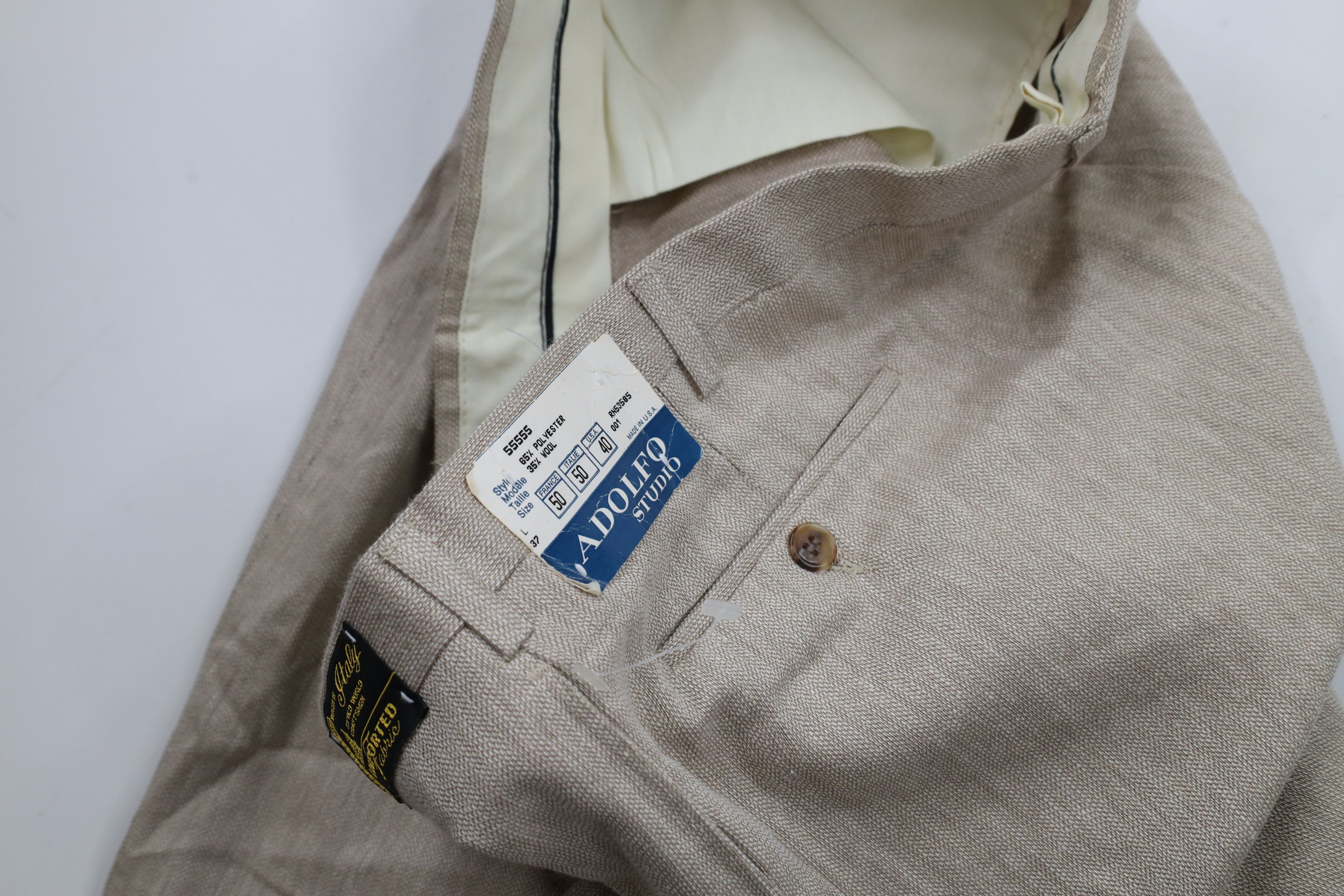 Vintage Deadstock Vintage 70s Streetwear Weave Chino Pants USA Size US 40 / EU 56 - 9 Thumbnail
