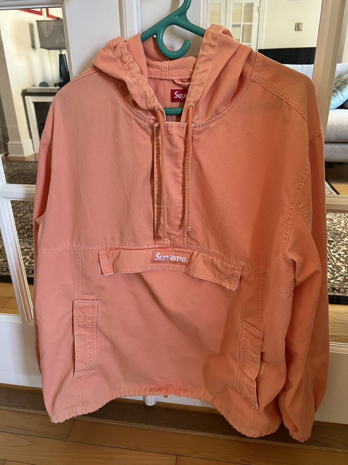 Supreme Supreme Contrast Stitch Twill Pullover 2016 Size US XL / EU 56 / 4 - 1 Thumbnail