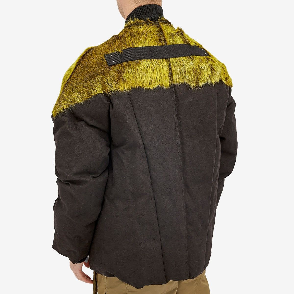 Rick Owens Sample FW23 LUXOR Melange calf-hair flight down jacket Size US M / EU 48-50 / 2 - 6 Thumbnail