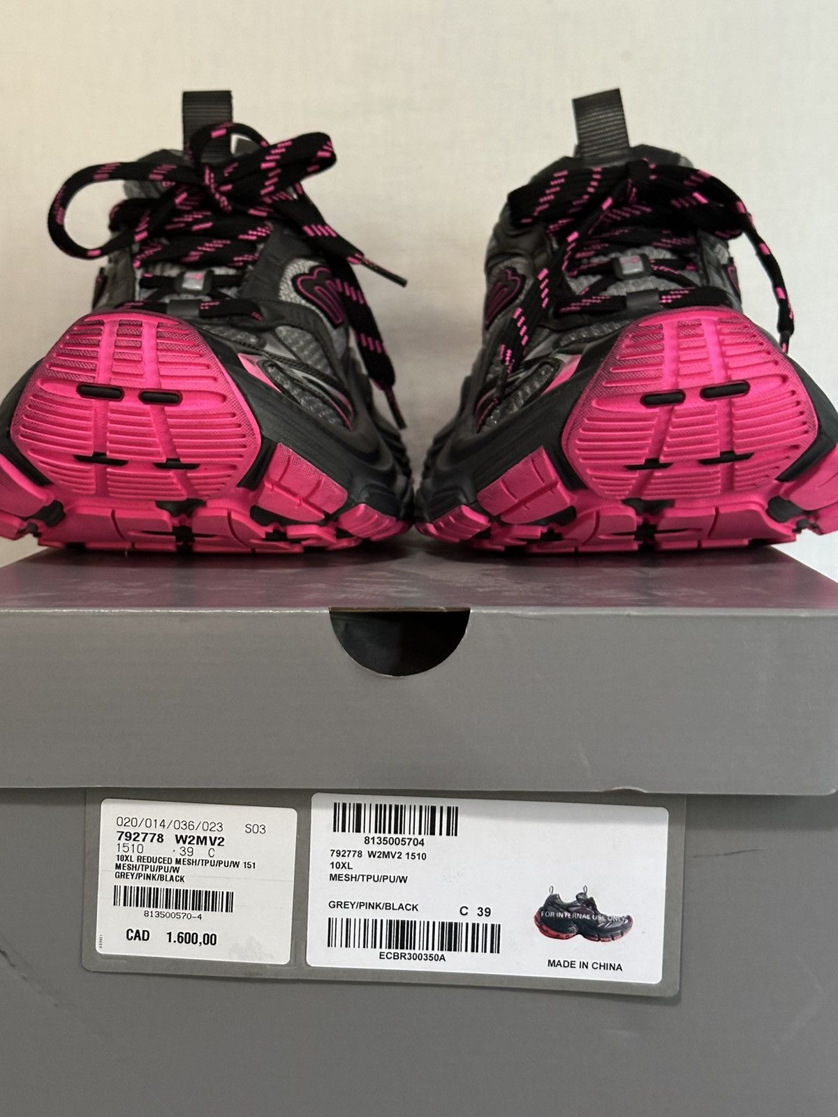 Balenciaga 10xl Pink / Black