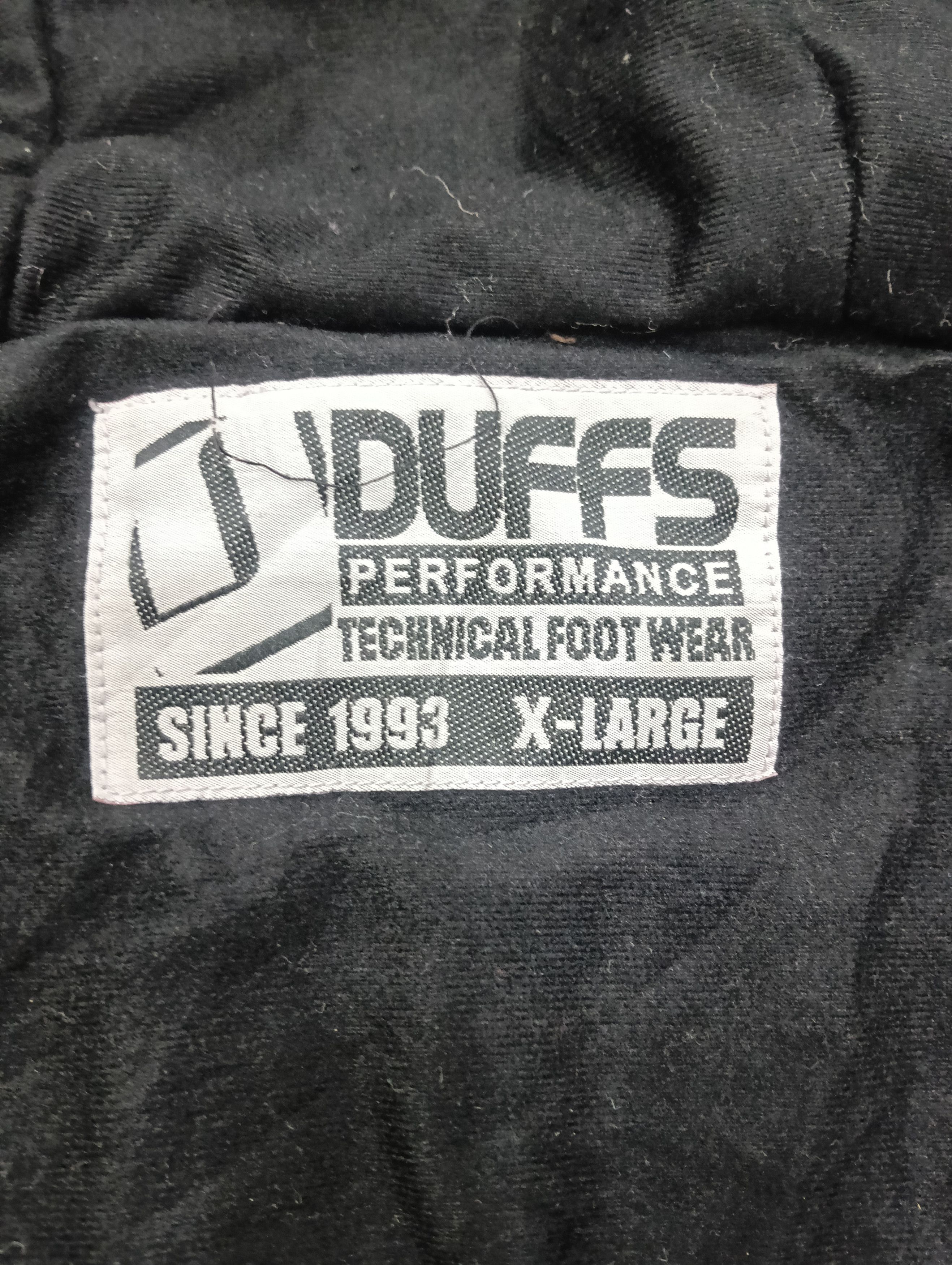 Japanese Brand Vintage Duffs Shoes Hooded Jacket Like Velvet Size US XL / EU 56 / 4 - 10 Thumbnail
