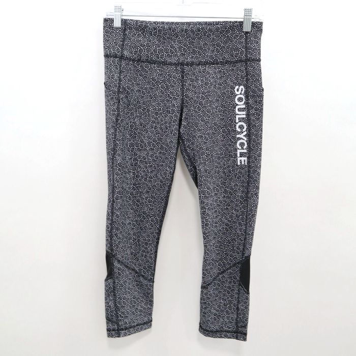 Lululemon Lululemon Pace Rival Crop Pants 6 Freckle Flower Black