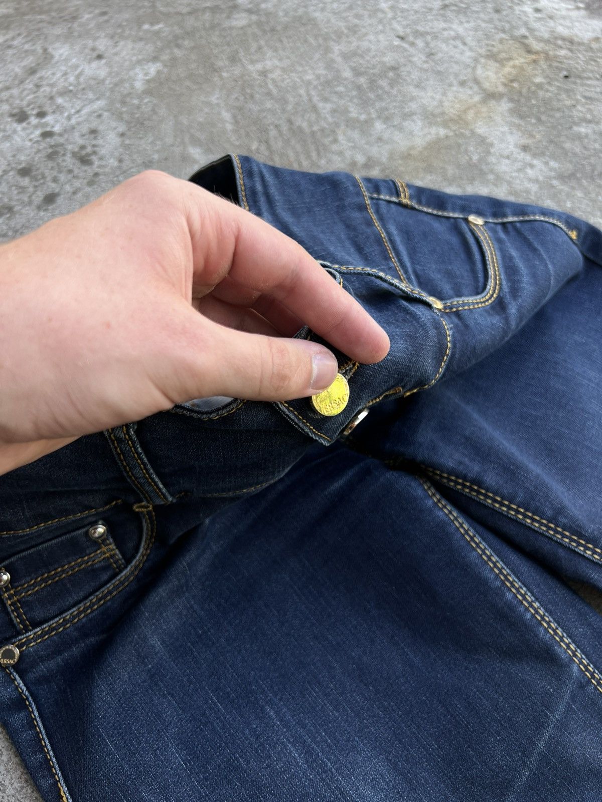 Versace Jeans Couture Crazy Vintage Versace Jeans Couture Dolce Gabbana Style Y2k Size 30" / US 8 / IT 44 - 9 Thumbnail