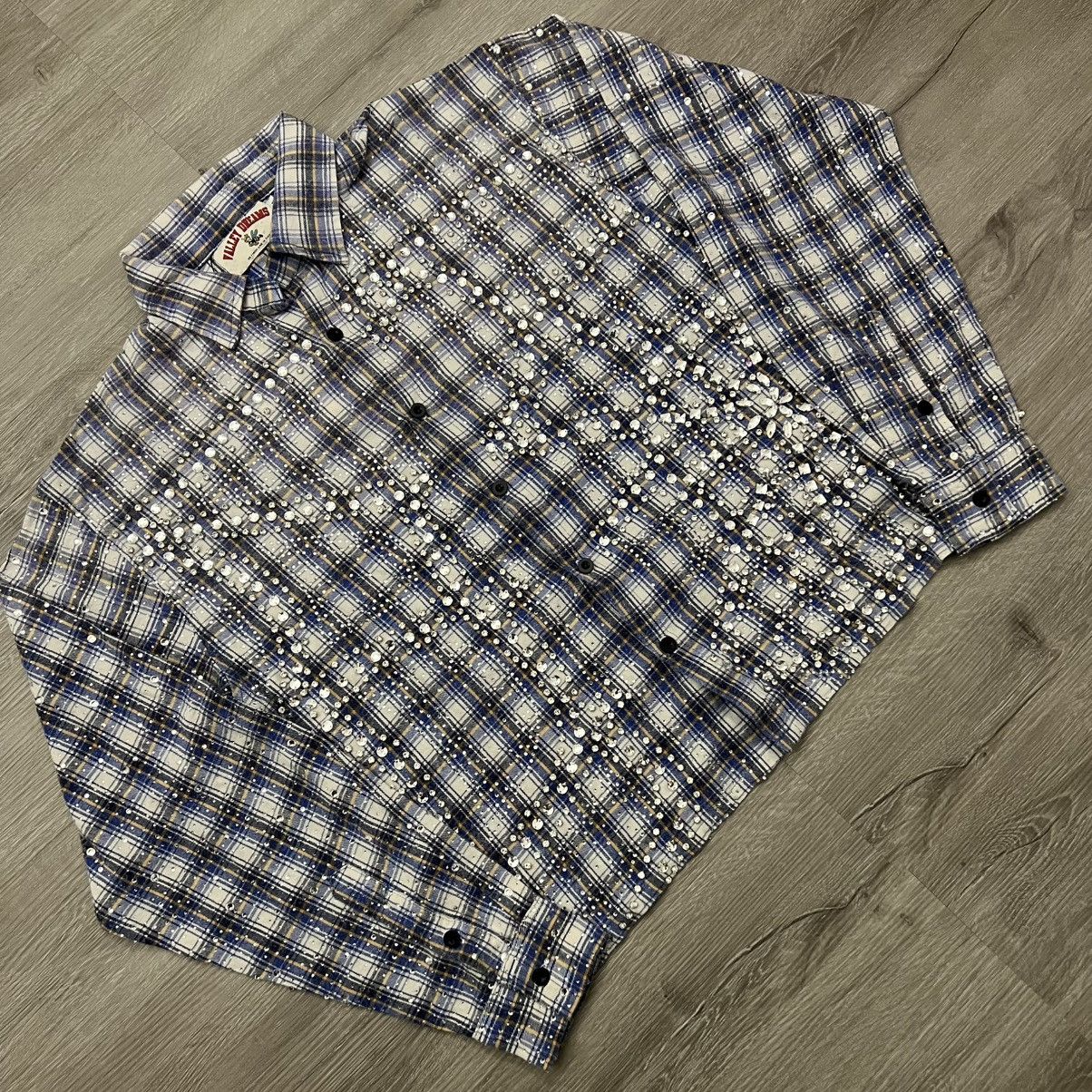 Vale Forever Blizzard Rhinestone Flannel