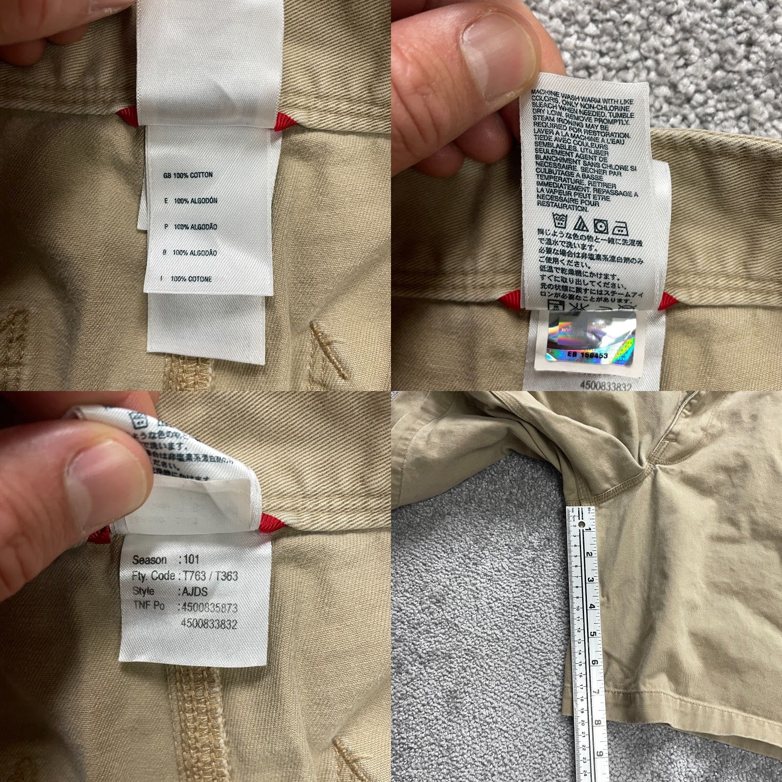 The North Face The North Face Chino Shorts Mens 32 Brown Flat Front Cotton Casual Outdoor 34x8 Size US 32 / EU 48 - 8 Thumbnail