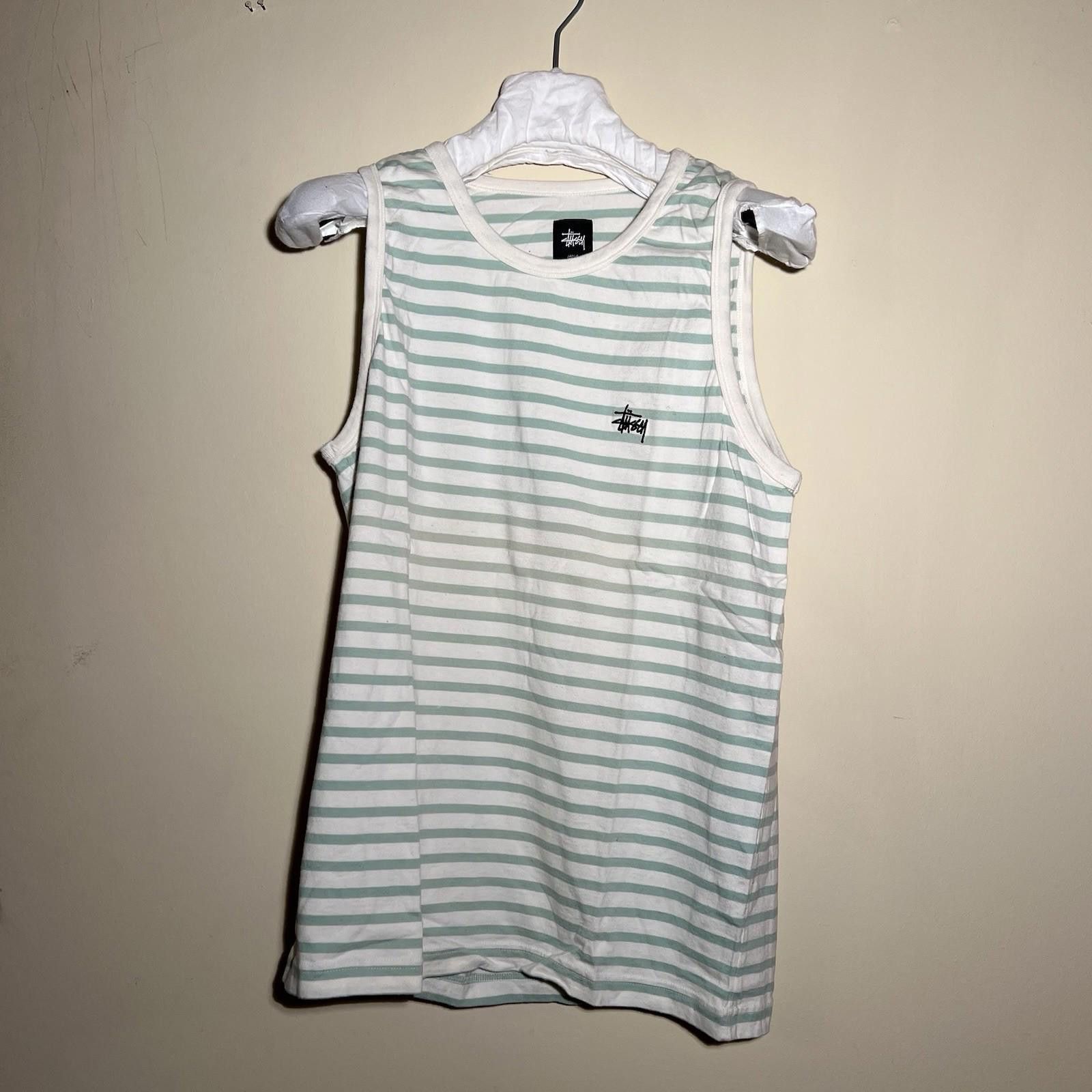 Stussy Pre-Owned Vintage Stussy Tank Top Shirt Large Made In India Size US L / EU 52-54 / 3 - 1 Thumbnail