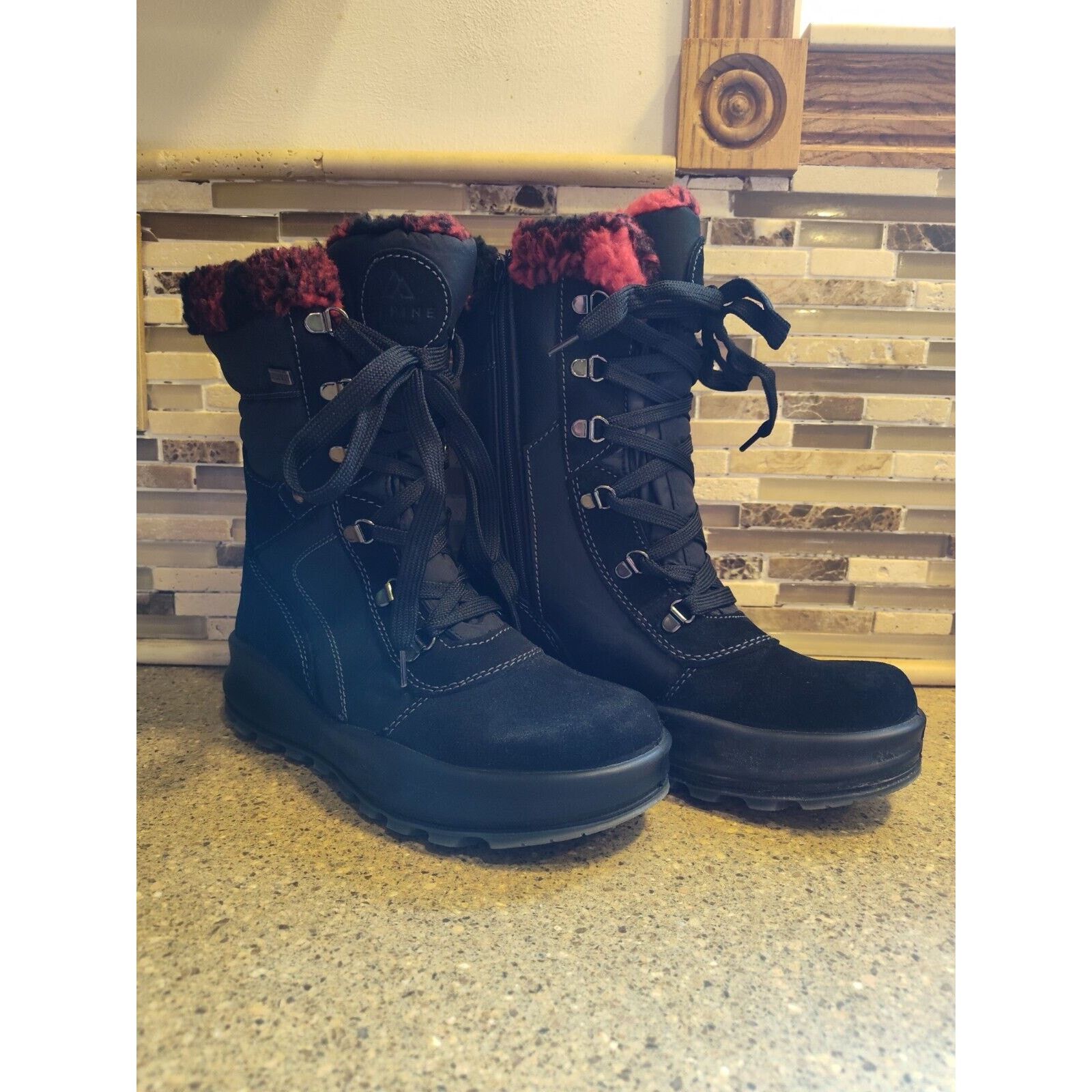 Other Alpine Design Sofia Leather Womens Boots Made Italy 6.5 $185 Size US 6.5 / IT 36.5 - 1 Thumbnail