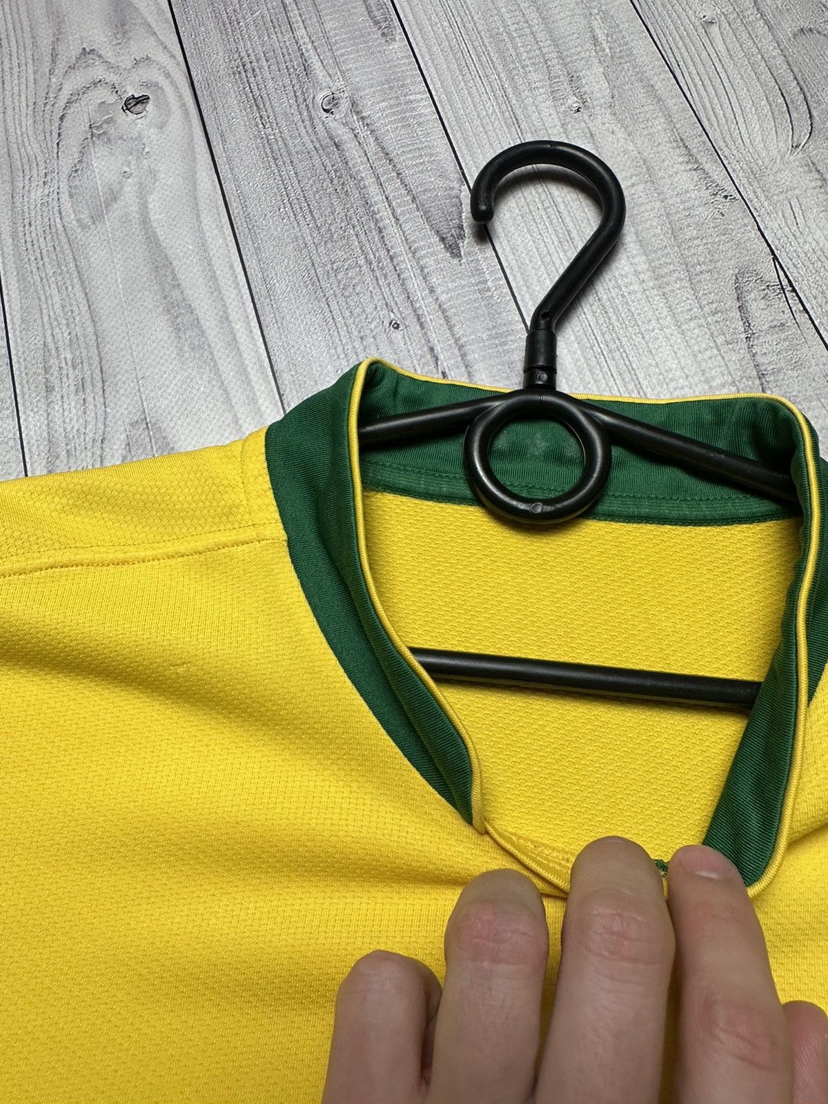 Nike × Vintage Vintage Nike Brazil soccer jersey Brasil size L Size US L / EU 52-54 / 3 - 6 Thumbnail