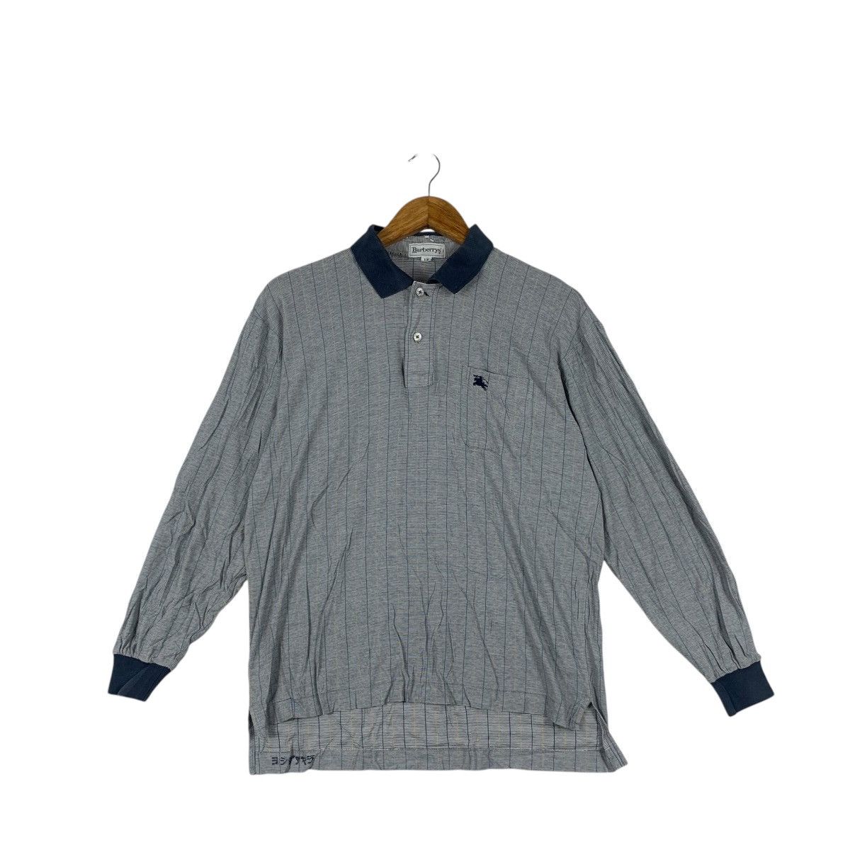 Burberry Vintage BURBERRY LONDON PRORSUM Striped Polo Tee Shirt Top Size US M / EU 48-50 / 2 - 1 Thumbnail