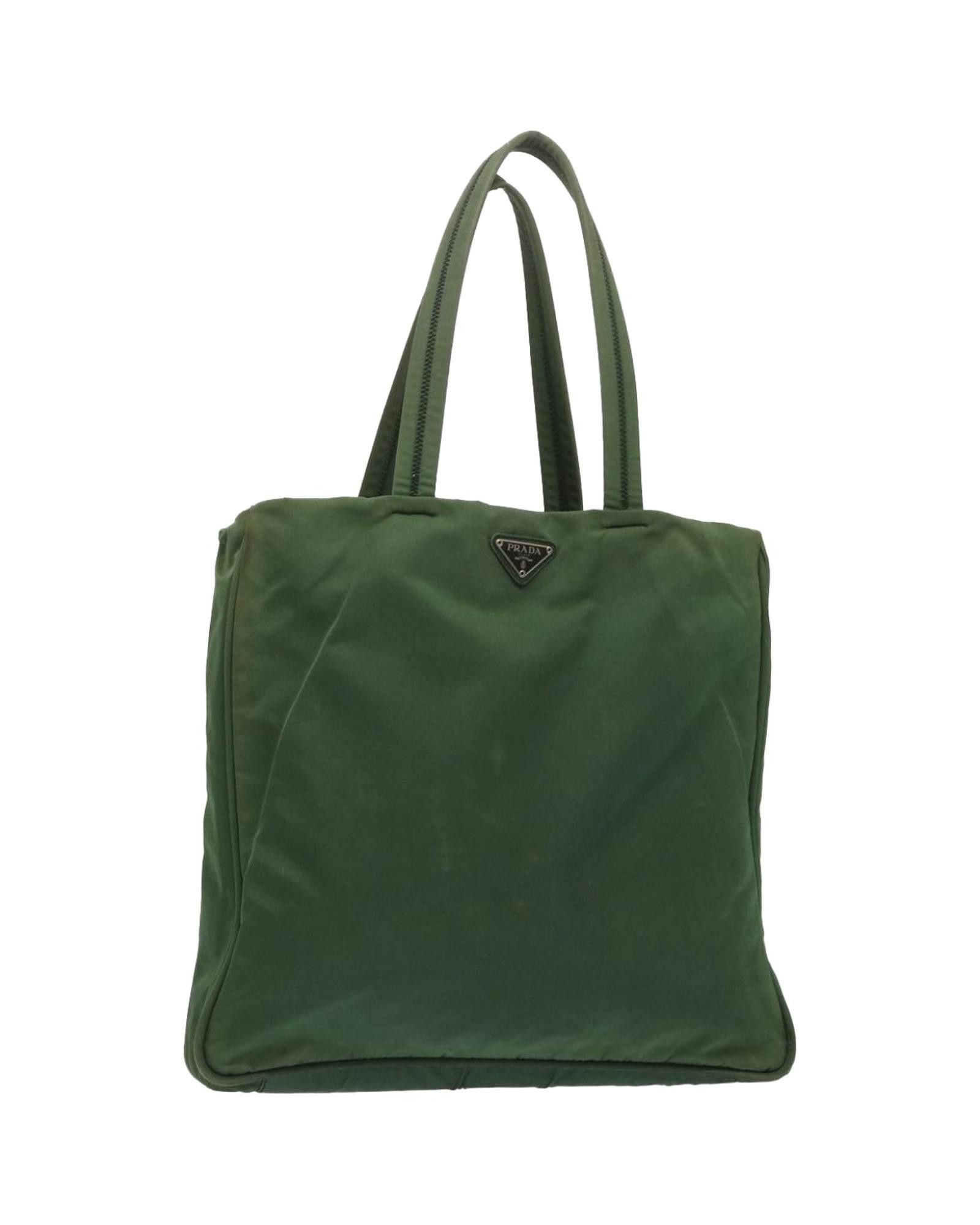 image of Prada Green Synthetic Casual Bag, Women's