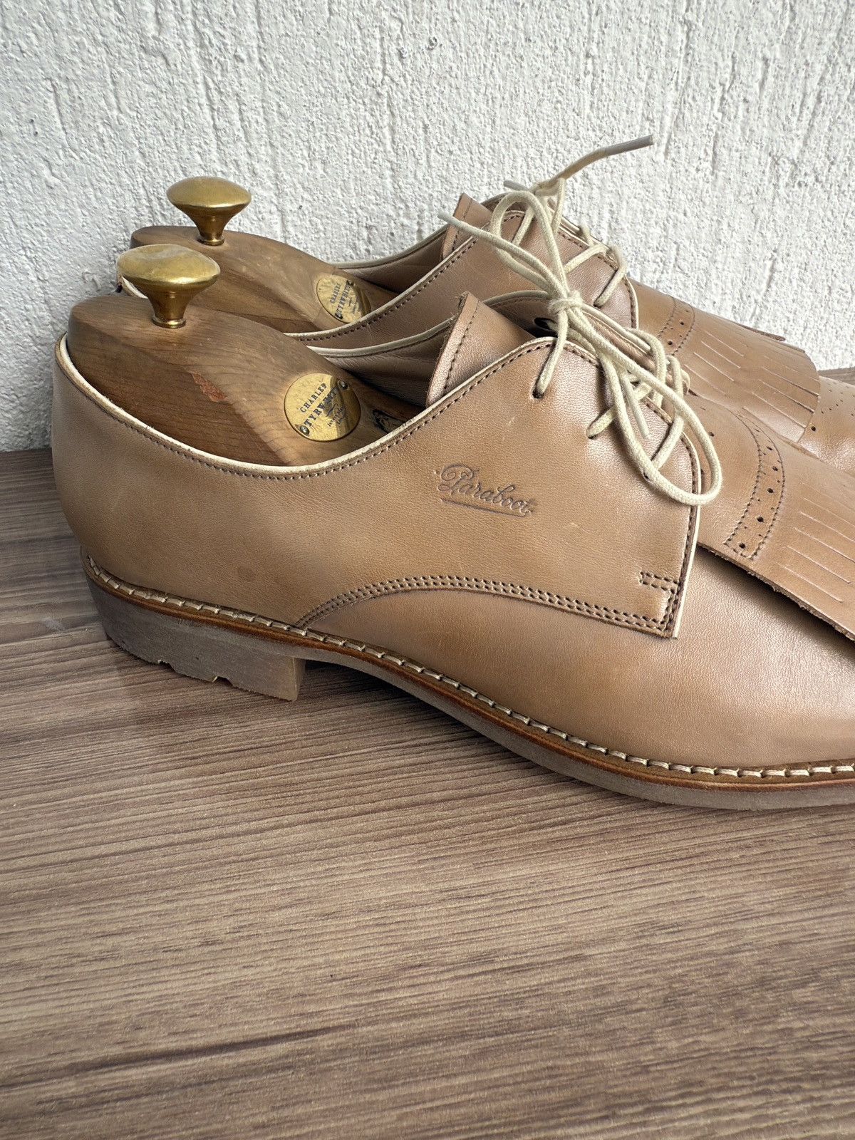 Paraboot Micheal marche tan derby Size US 8 / EU 41 - 11 Thumbnail