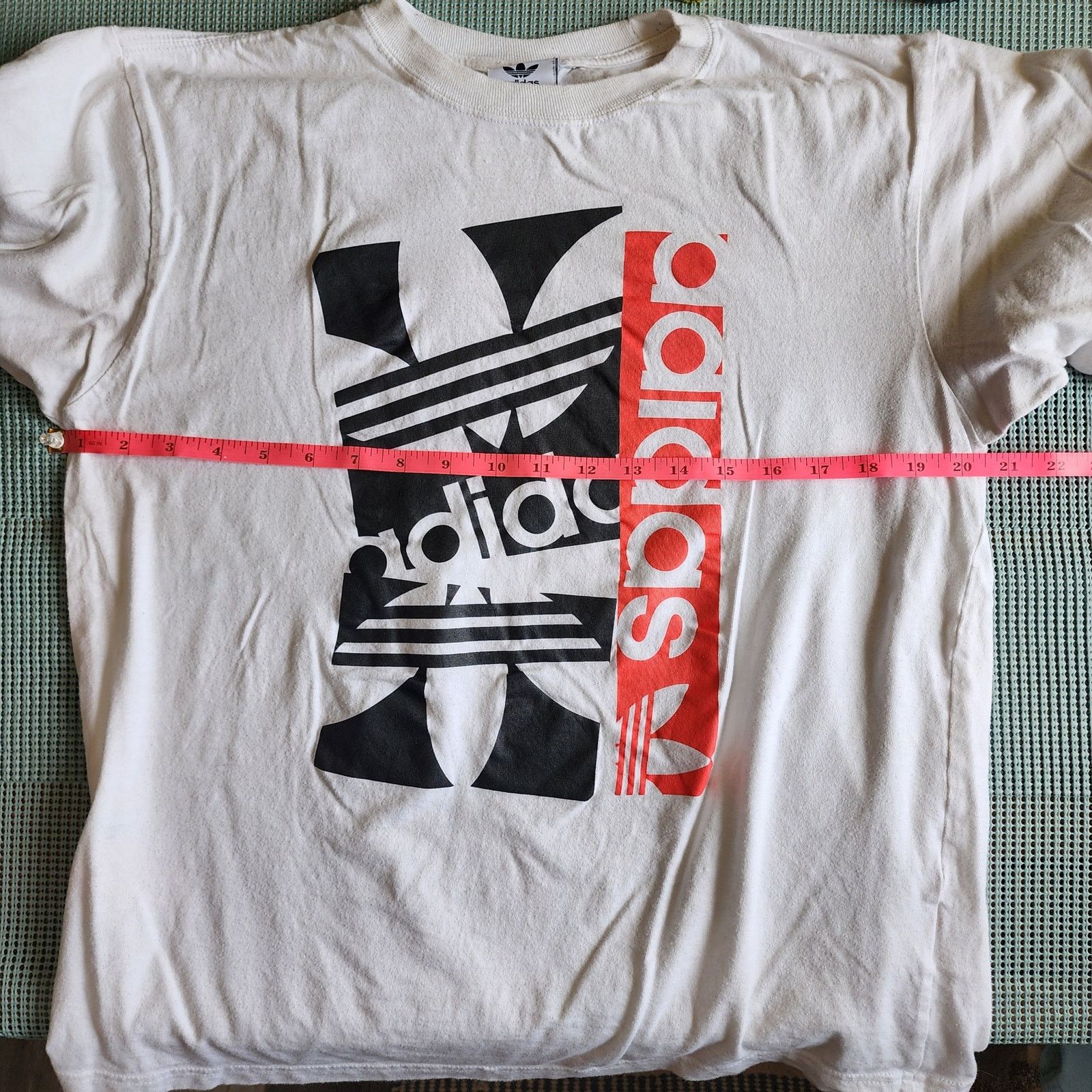 Adidas Adidas White Tee S/M - Men's Graphic Size US M / EU 48-50 / 2 - 5 Thumbnail