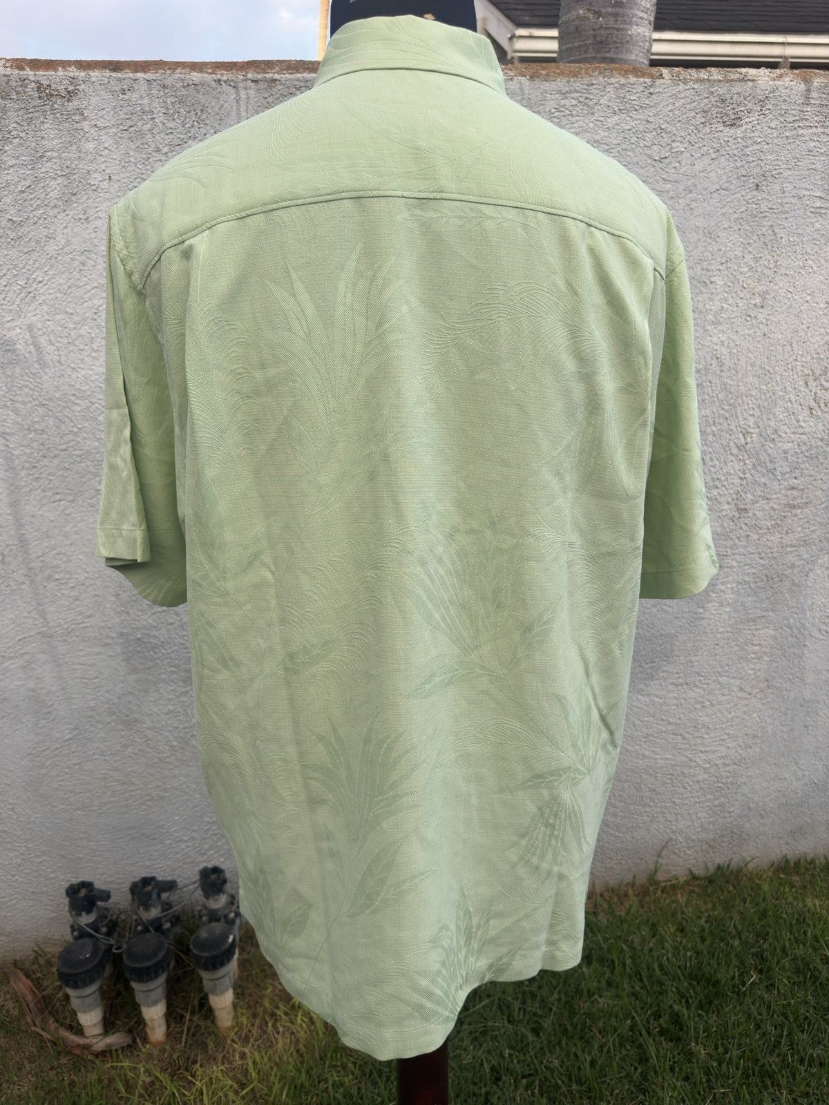 Tommy Bahama PreOwned Tommy Bahama Green Hawaiian Print Men's L Size US L / EU 52-54 / 3 - 2 Thumbnail