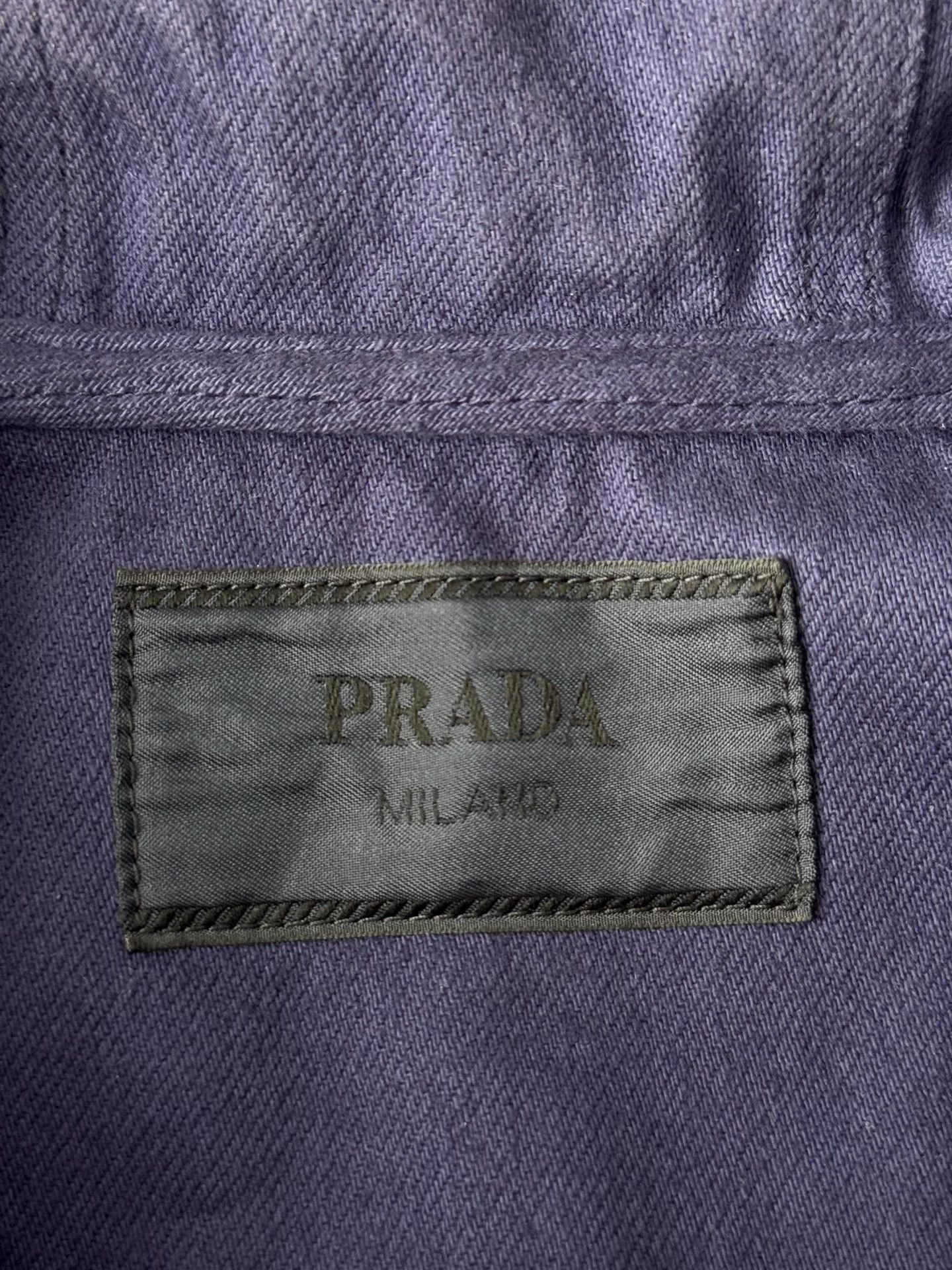 Prada Prada 25ss Navy Blue Workwear Hooded Jacket M Size US M / EU 48-50 / 2 - 4 Thumbnail