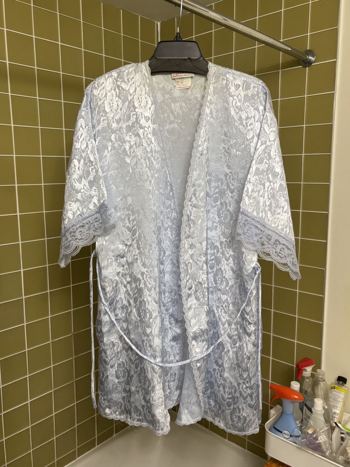 Vintage Y2K Vintage Slip Dress Sleep Set Shiny Satin Gown Lounge Two Size XL / US 12-14 / IT 48-50 - 14 Thumbnail
