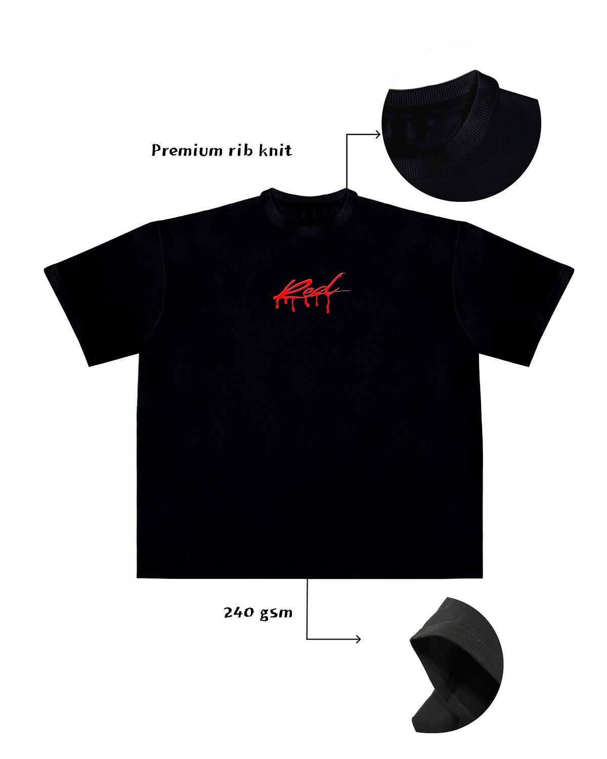 Designer Y2K Playboi Carti RED Big Back Logo T-shirt Opium Streetwear Size US M / EU 48-50 / 2 - 4 Thumbnail