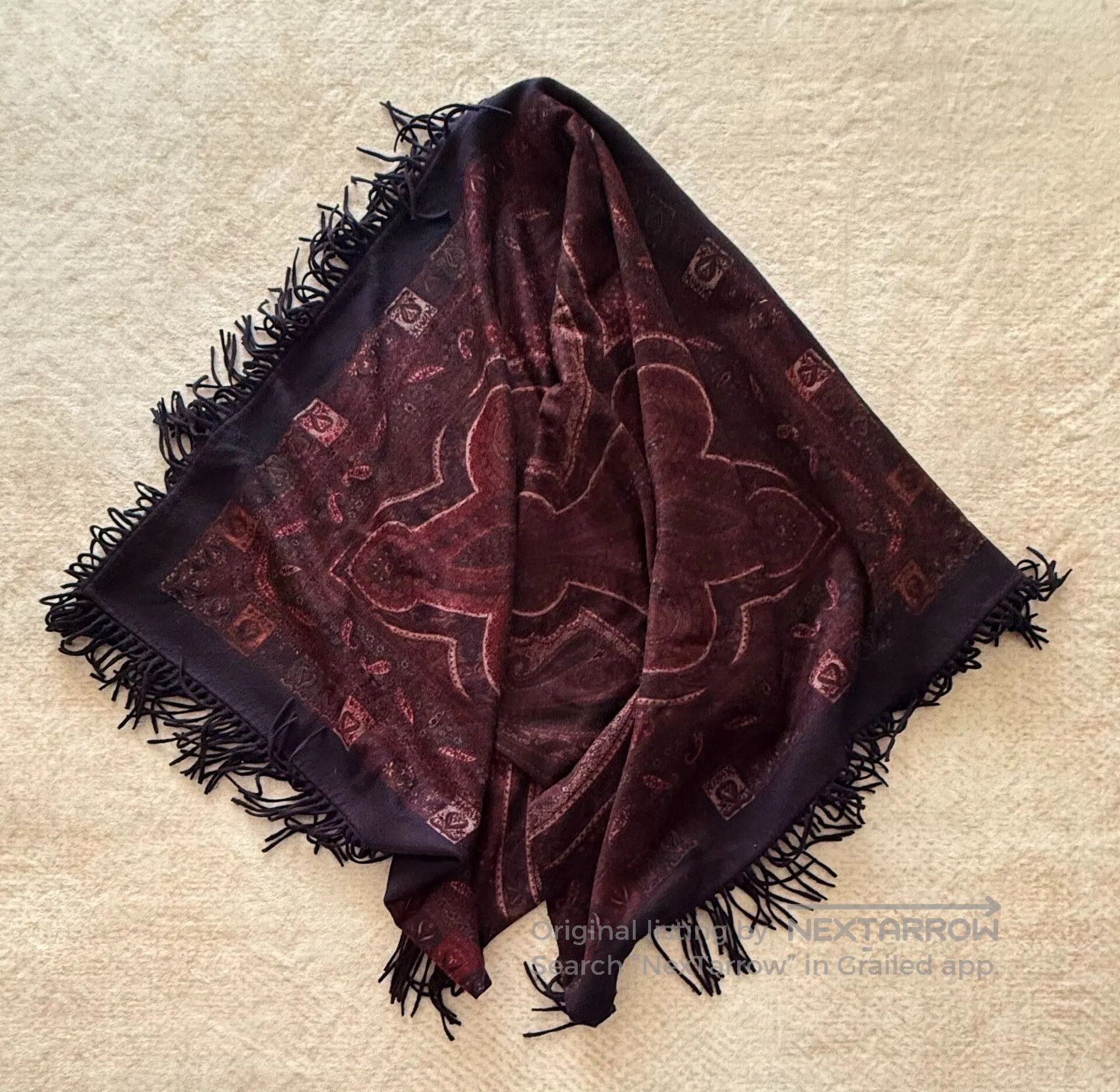 Loro Piana Loro Piana Paisley Cashmere Shawl. Size ONE SIZE - 3 Thumbnail