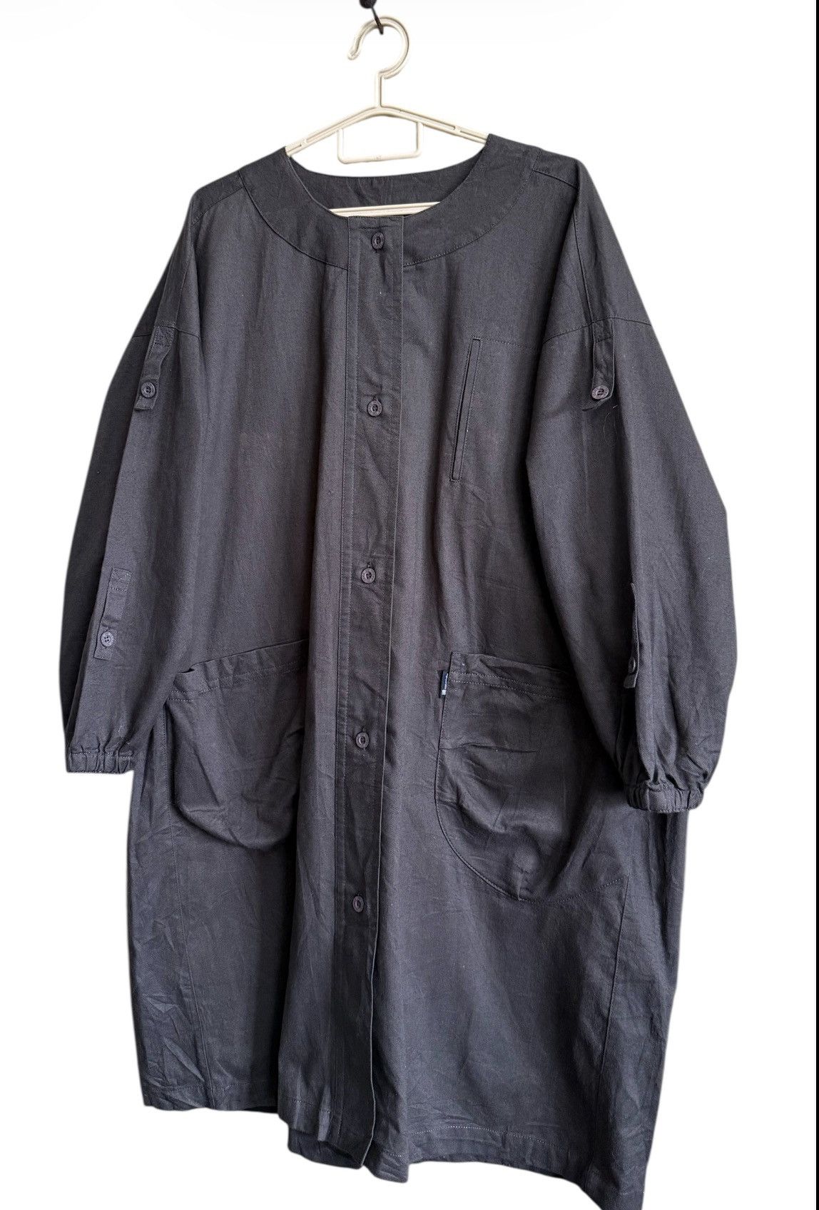 Issey Miyake Issey Miyake Long Jacket Coat Brown Size US XXL / EU 58 / 5 - 3 Thumbnail