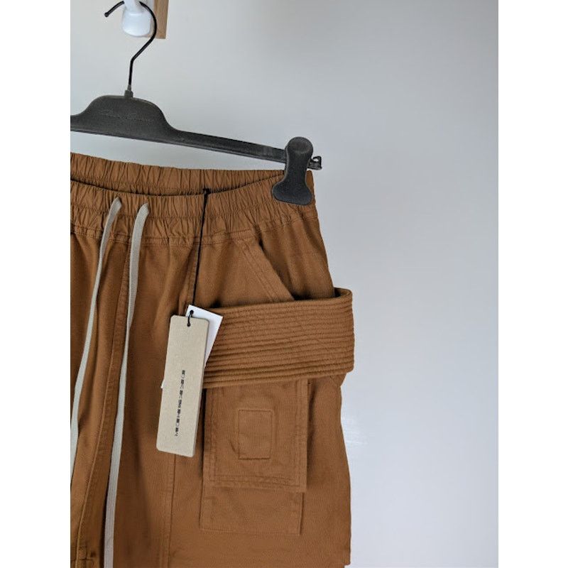 Rick Owens Drkshdw o1rshd1 Creatch Cargo Drawstring Pants in Orange Size US 34 / EU 50 - 5 Thumbnail