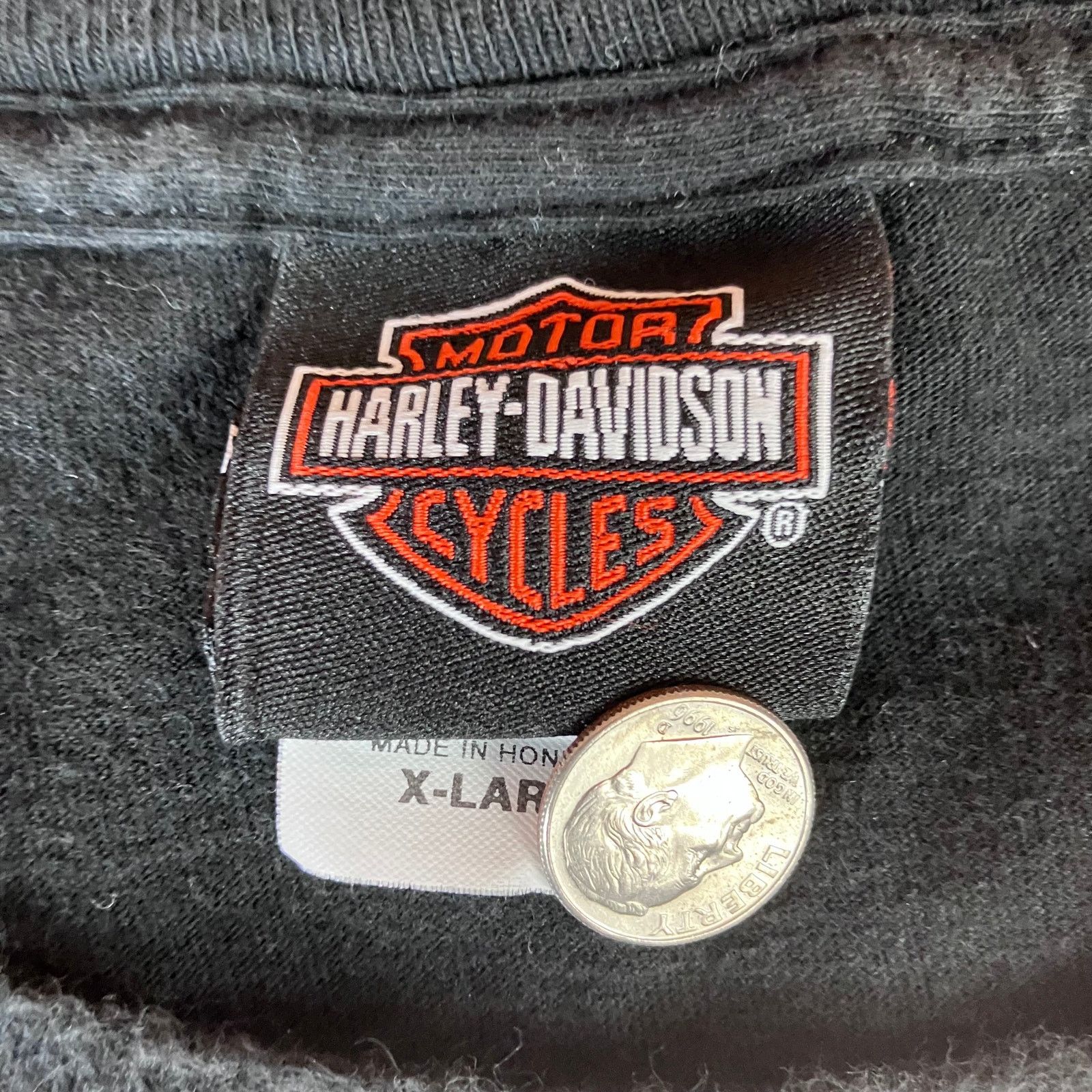 Harley Davidson Harley Davidson Motorcycles Pin Up Girl Kansas City, MO Tee Size US XL / EU 56 / 4 - 5 Thumbnail