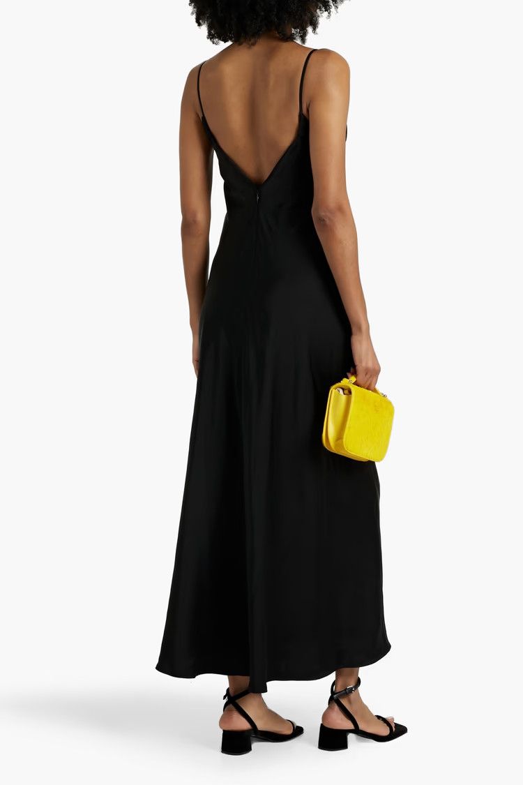Jil Sander o1y0925 Maxi Dress in Black Size XS / US 0-2 / IT 36-38 - 3 Thumbnail