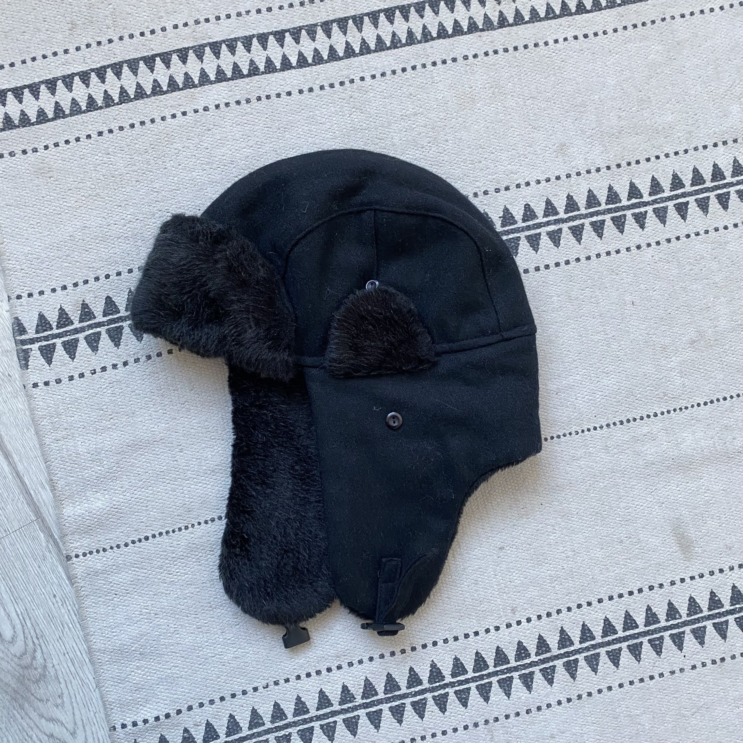 If Six Was Nine Y2K Vintage Fuzzy Wool Ushanka Hat Mohair Style 2000s Size ONE SIZE - 5 Thumbnail