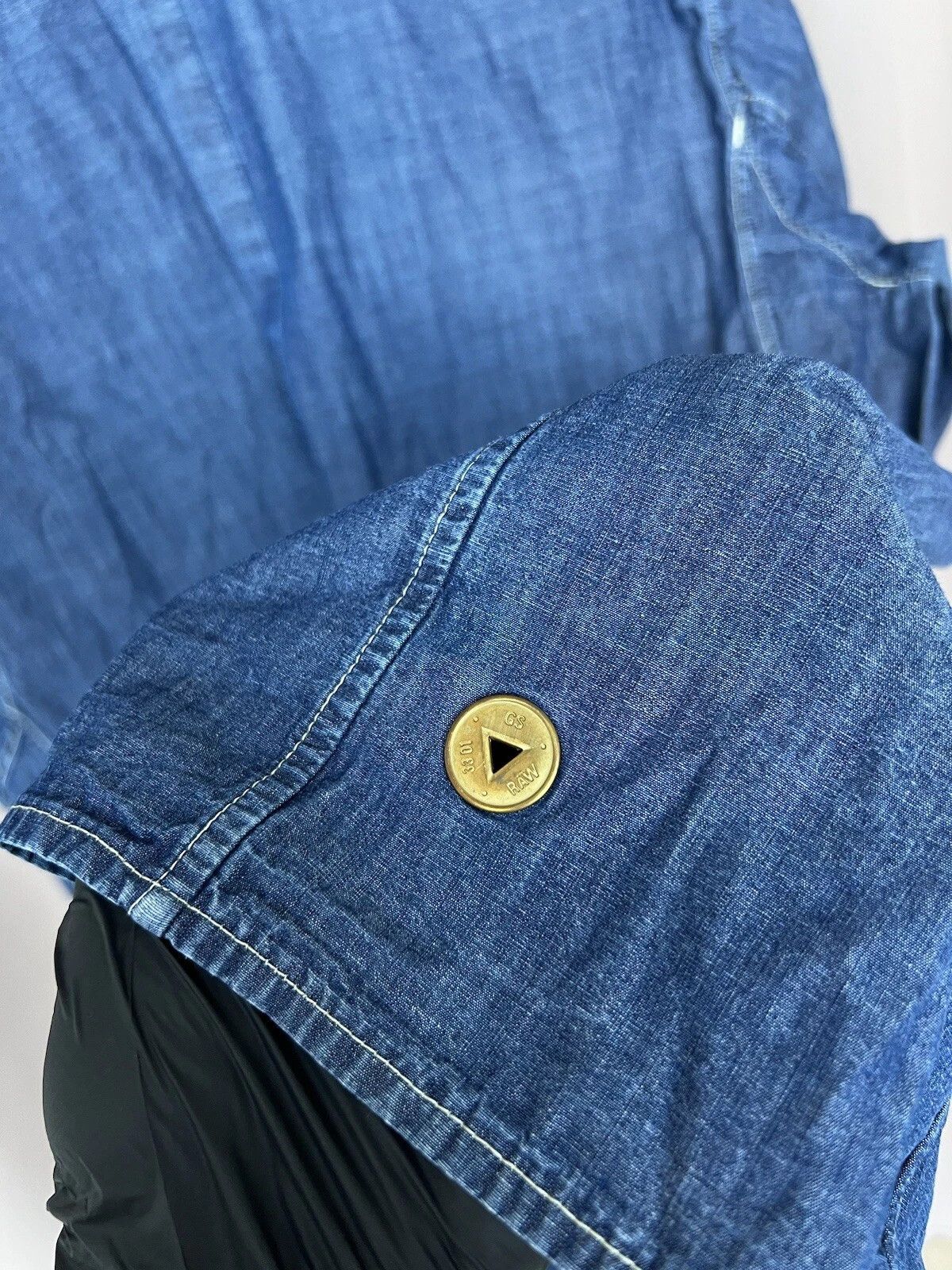 G-Star G-Star Raw Denim Motor Front Shirt Men Size M Long Sleeve Size US M / EU 48-50 / 2 - 16 Thumbnail