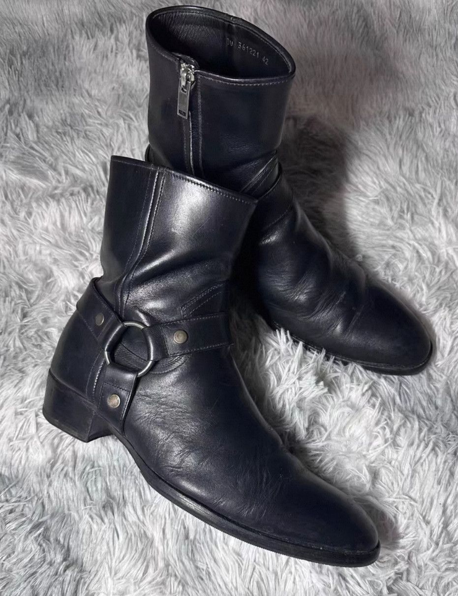 Saint Laurent Paris Saint Laurent Paris Sz 42 Saint Laurent Paris 13AW Metal B Size US 9 / EU 42 - 1 Thumbnail