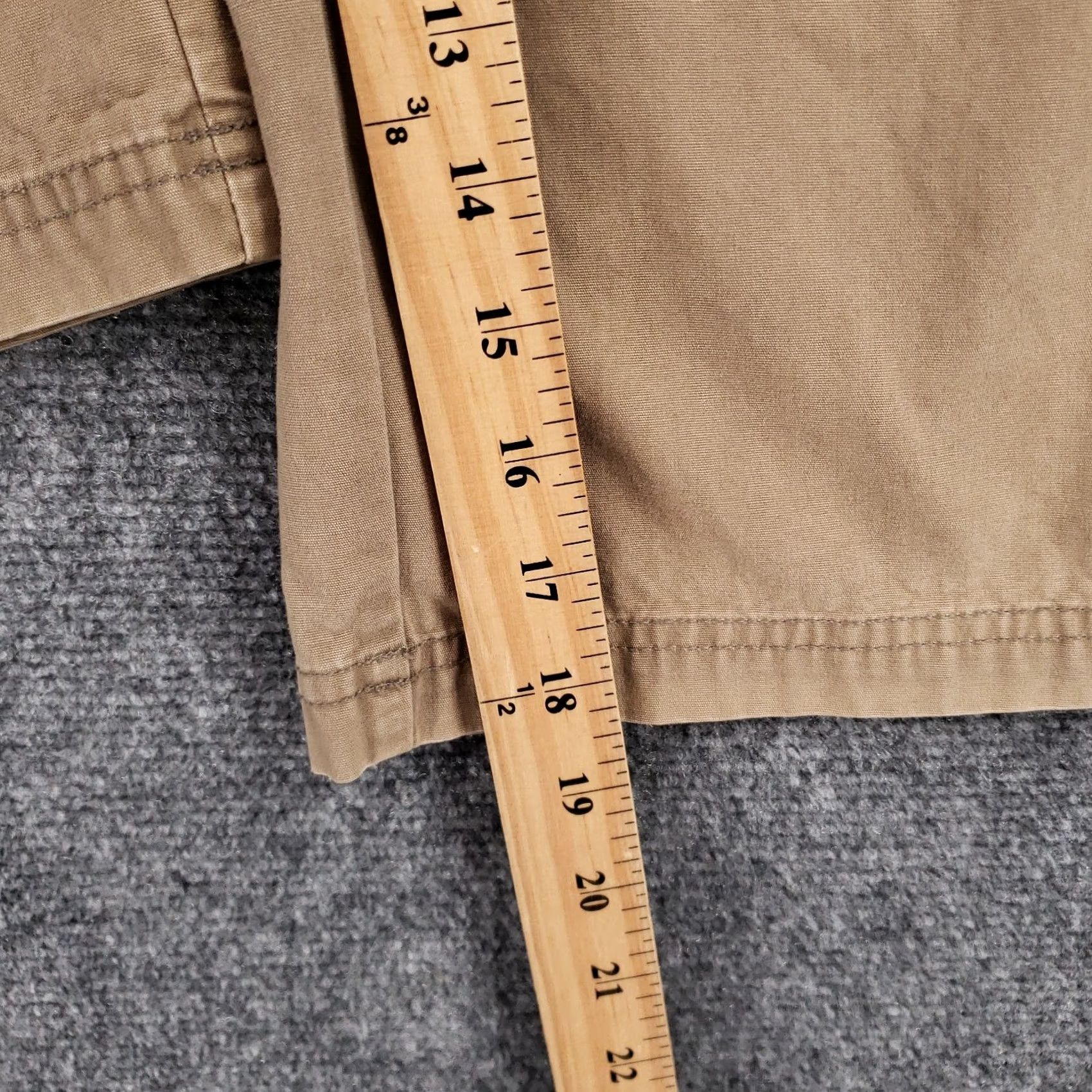 Vintage Columbia Pants Womens 2P Petite Beige Capri Chino Edgewear Straight Flat Front Size 26" / US 2 / IT 38 - 5 Thumbnail