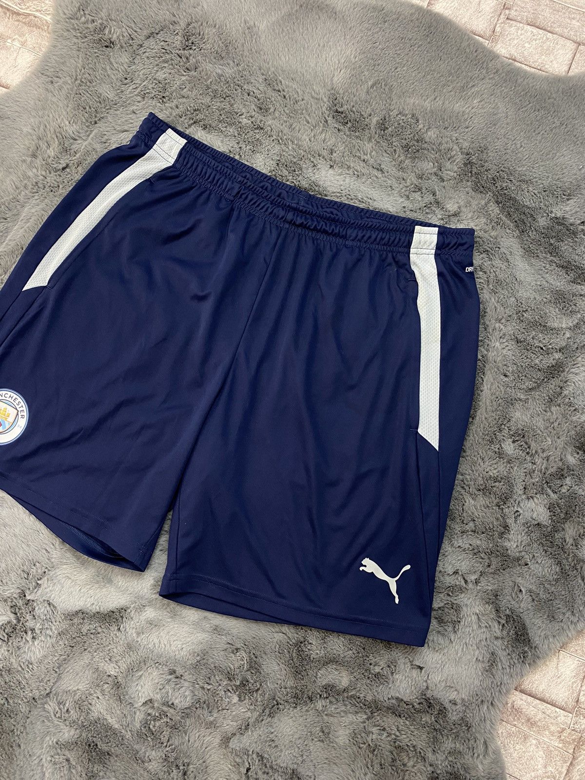 Puma × Vintage Puma Blue Manchester City Soccer Shorts , Size Xl 2021 Size US 36 / EU 52 - 4 Thumbnail