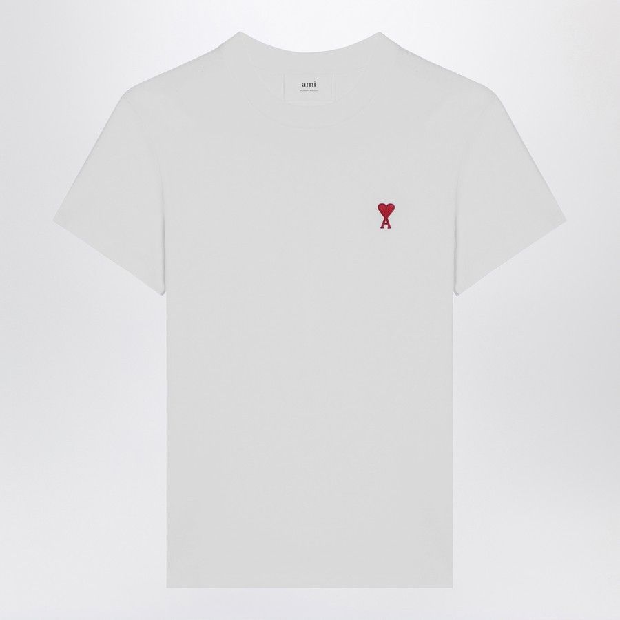 AMI o1d2blof0724 T-Shirts in White Size M / US 6-8 / IT 42-44 - 1 Thumbnail